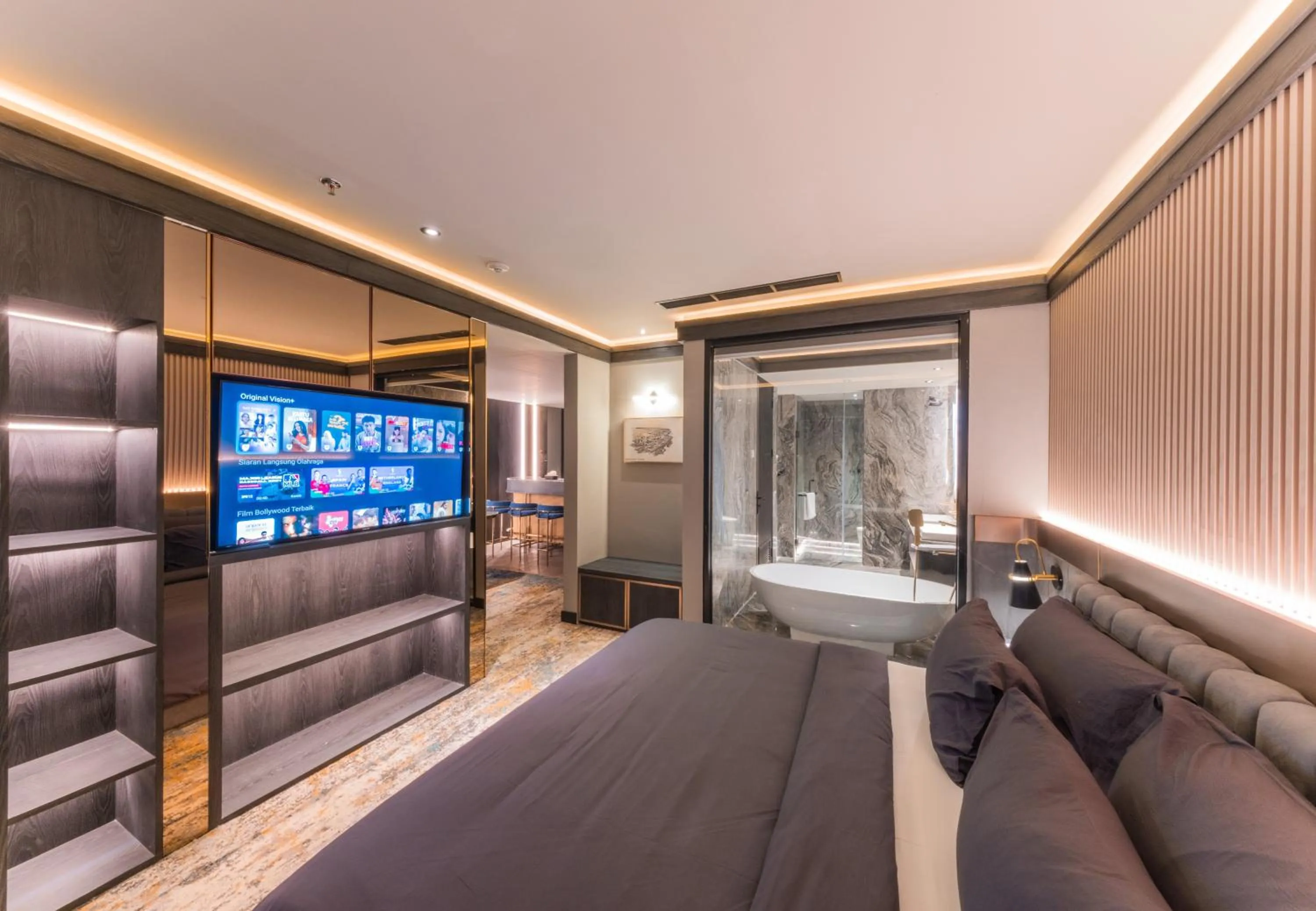 Bed in Pentacity Hotel Balikpapan