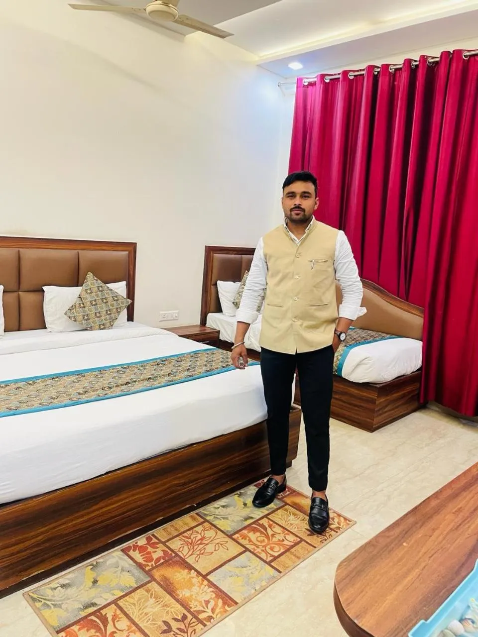 Photo of the whole room, Bed in Hotel The Golden Taj By The Golden Taj group & Hotels