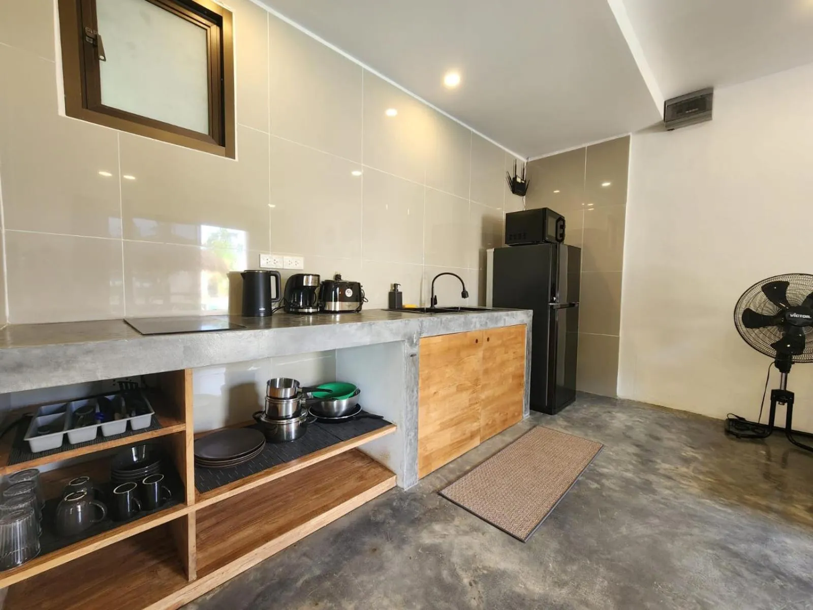 Kitchen or kitchenette in Zibá Home Suites