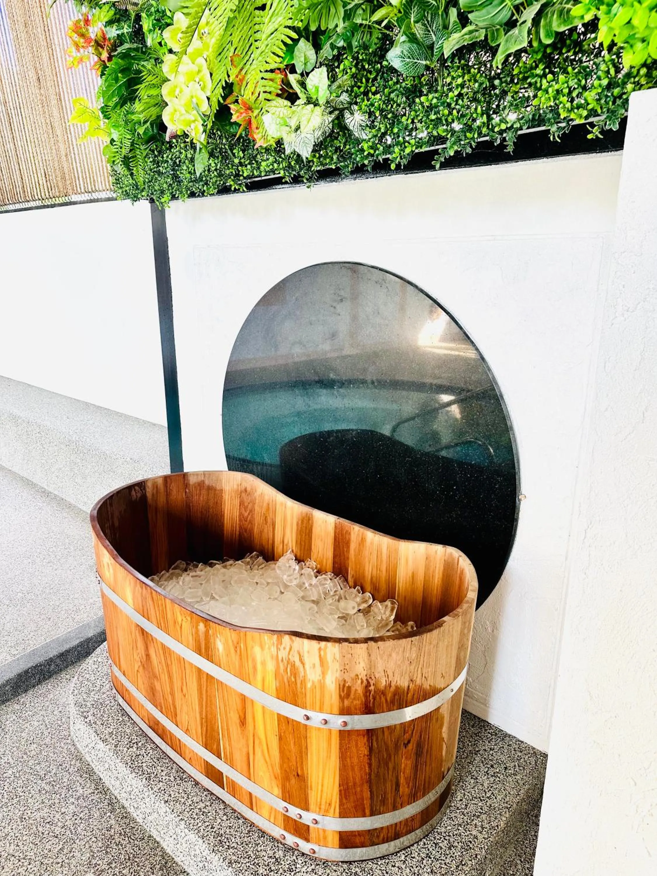 Sauna in Zibá Home Suites