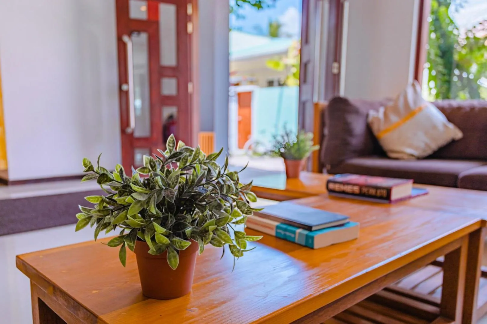 Seating area in Dhiguveli Breeze