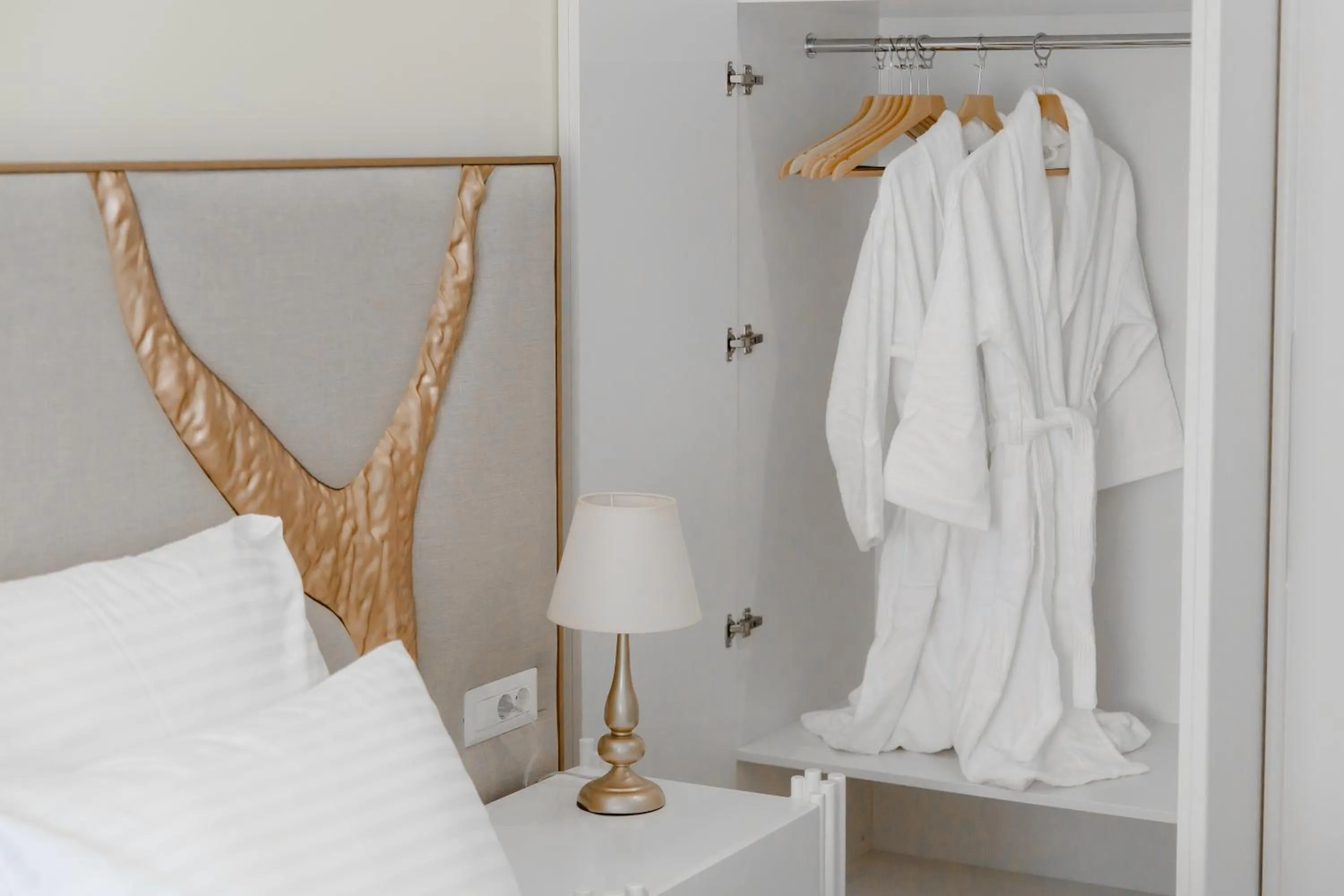 Bed in Muller Hotel Boutique & Spa