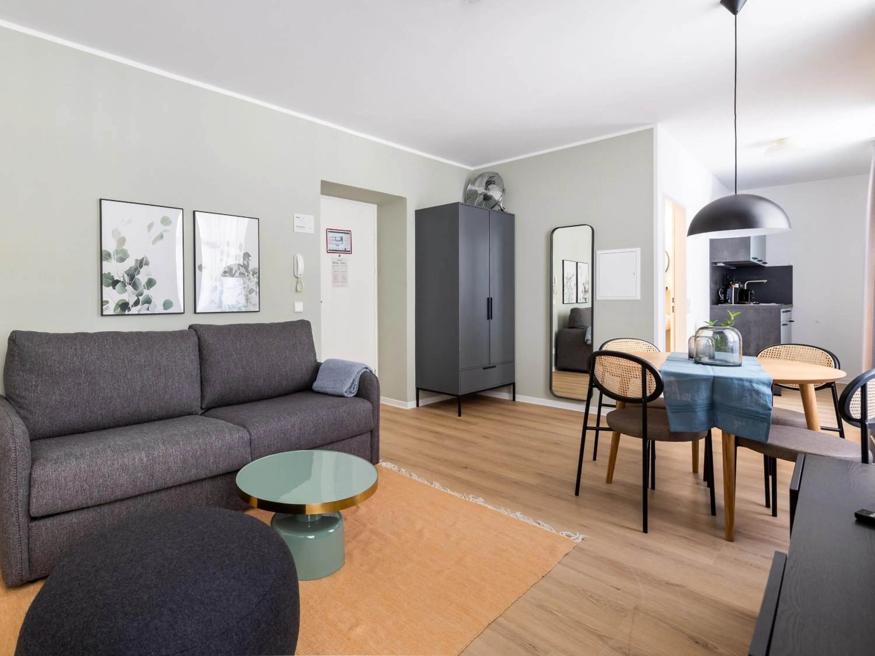 Kitchen or kitchenette in Limehome Klagenfurt Goessgasse