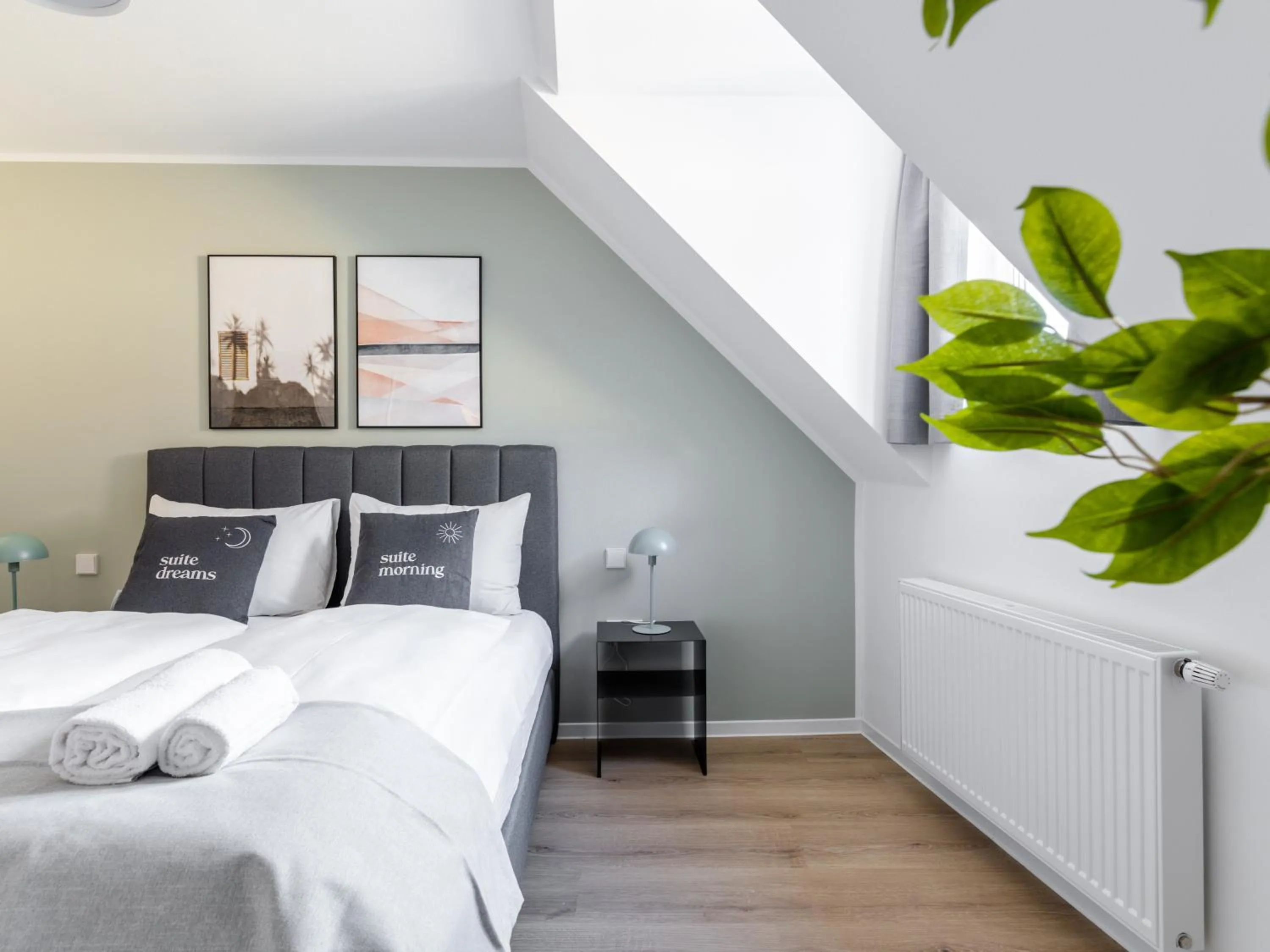 Bed in Limehome Klagenfurt Goessgasse