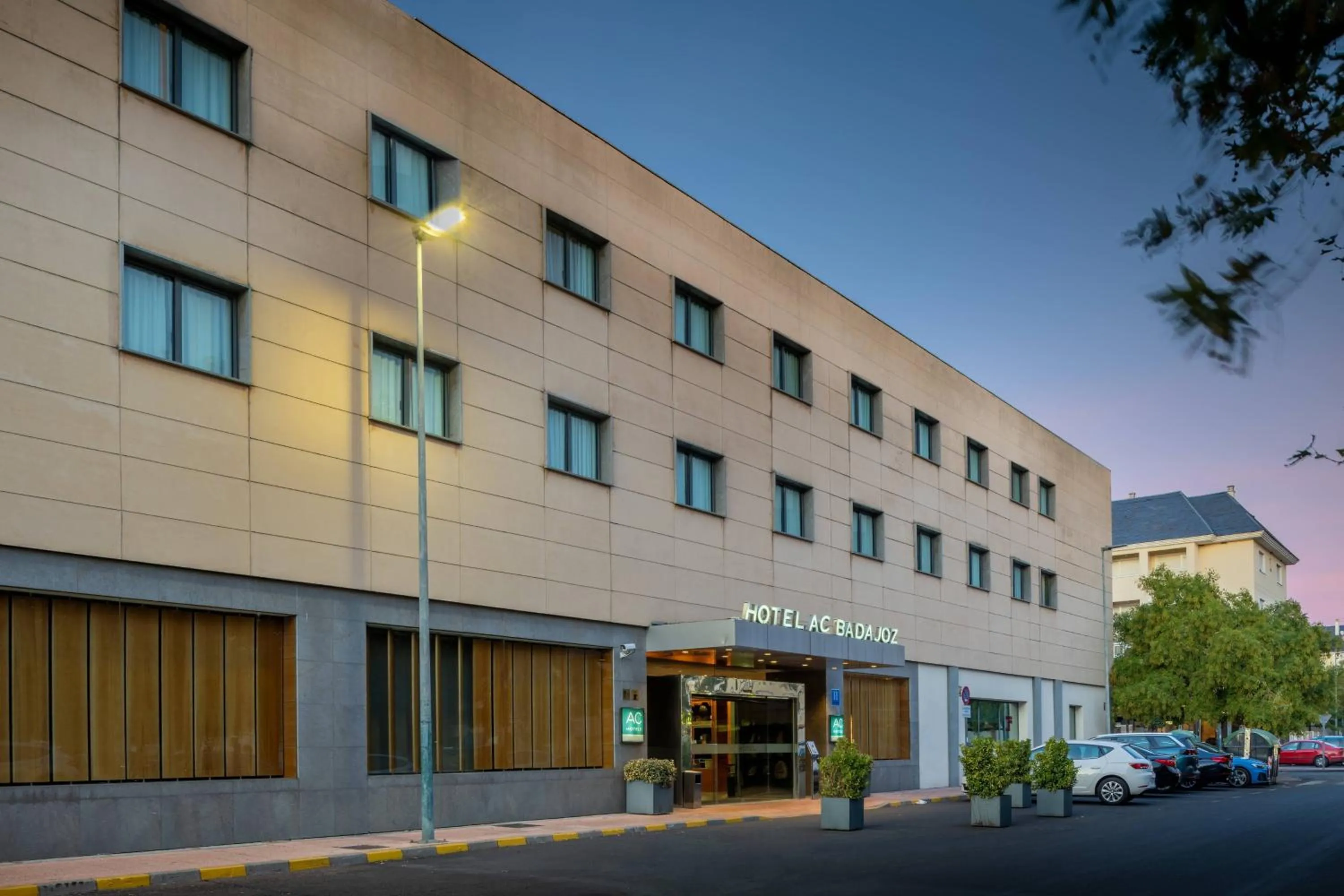Property building in AC Hotel Badajoz by Marriott