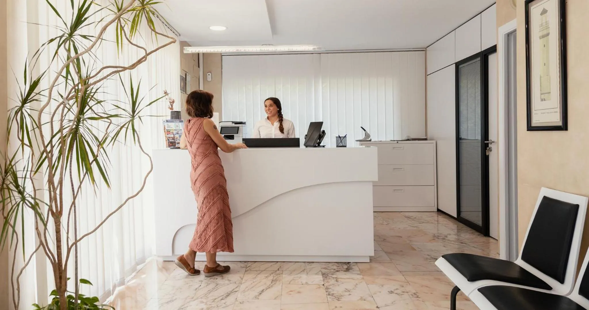Lobby or reception in Apartamentos Vértice Bib Rambla