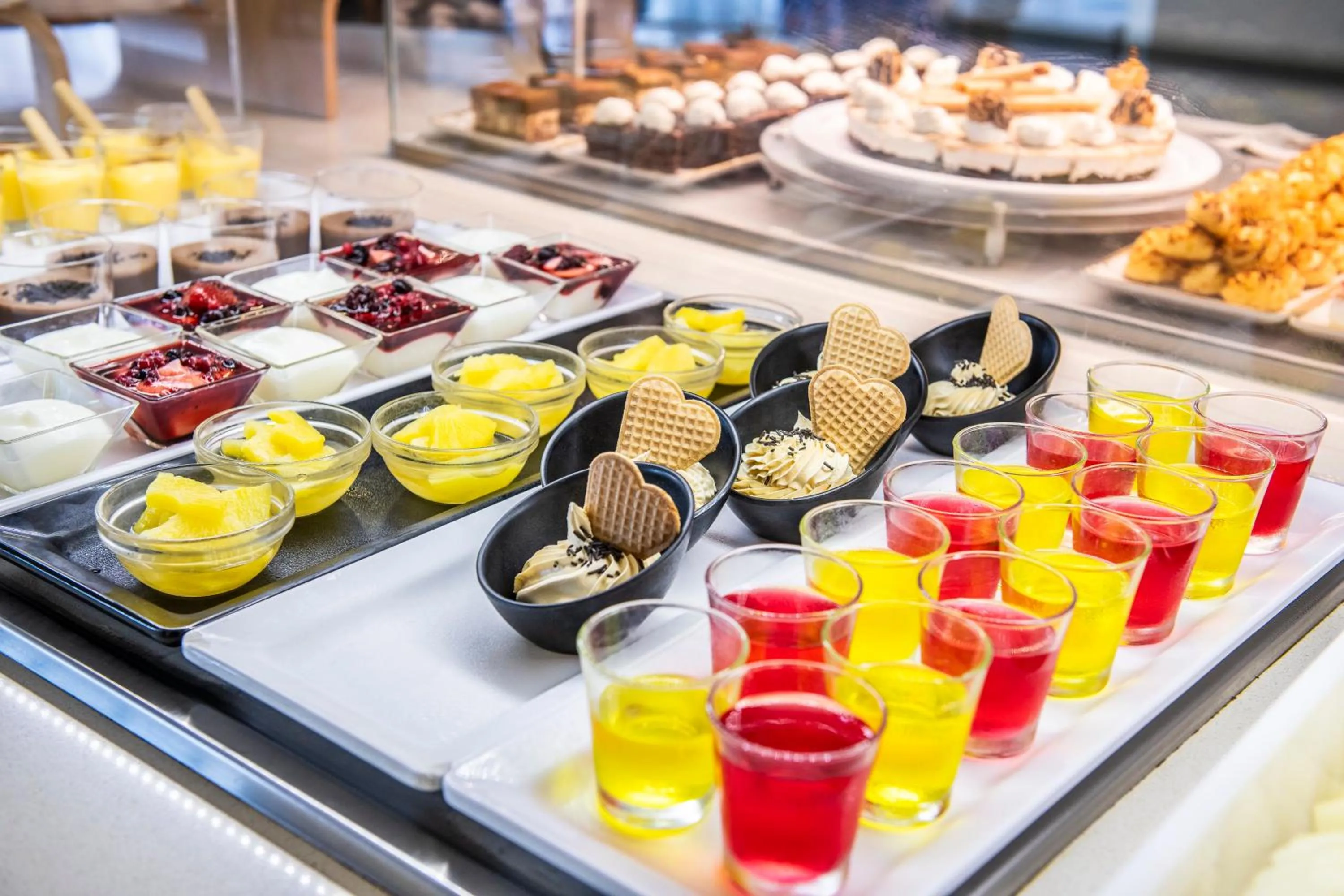 Buffet breakfast in Leonardo Royal Hotel Mallorca Palmanova Bay