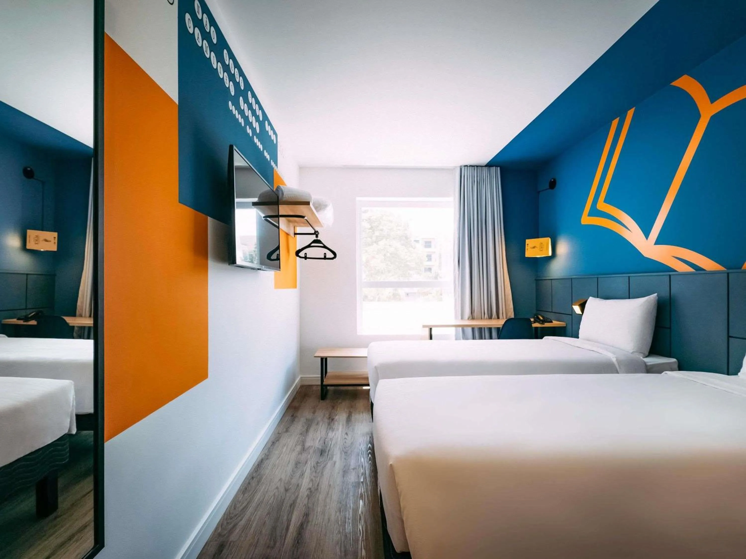 Bedroom, Bed in ibis Styles Poços de Caldas