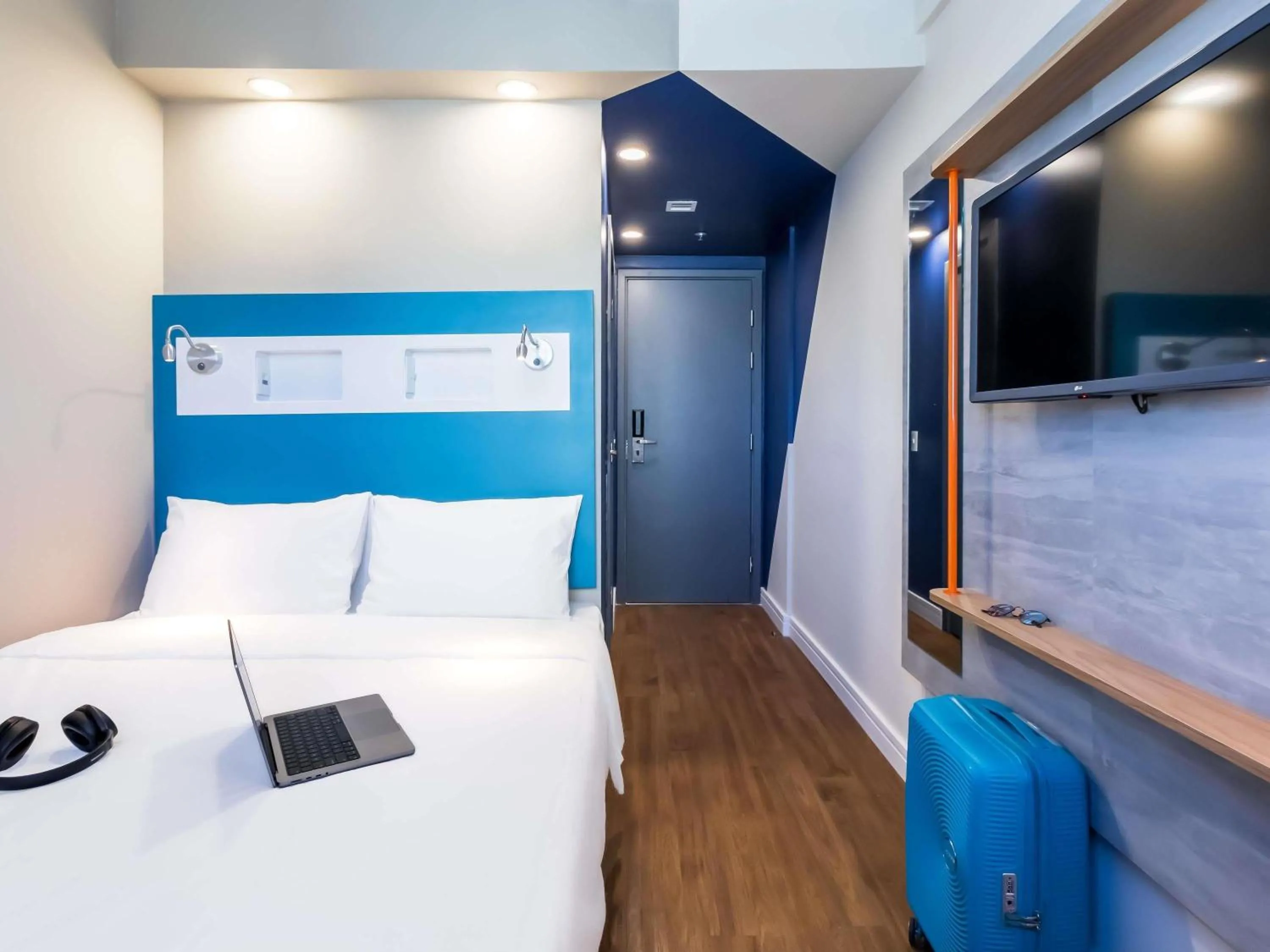 Bedroom, Bed in ibis budget Pindamonhangaba