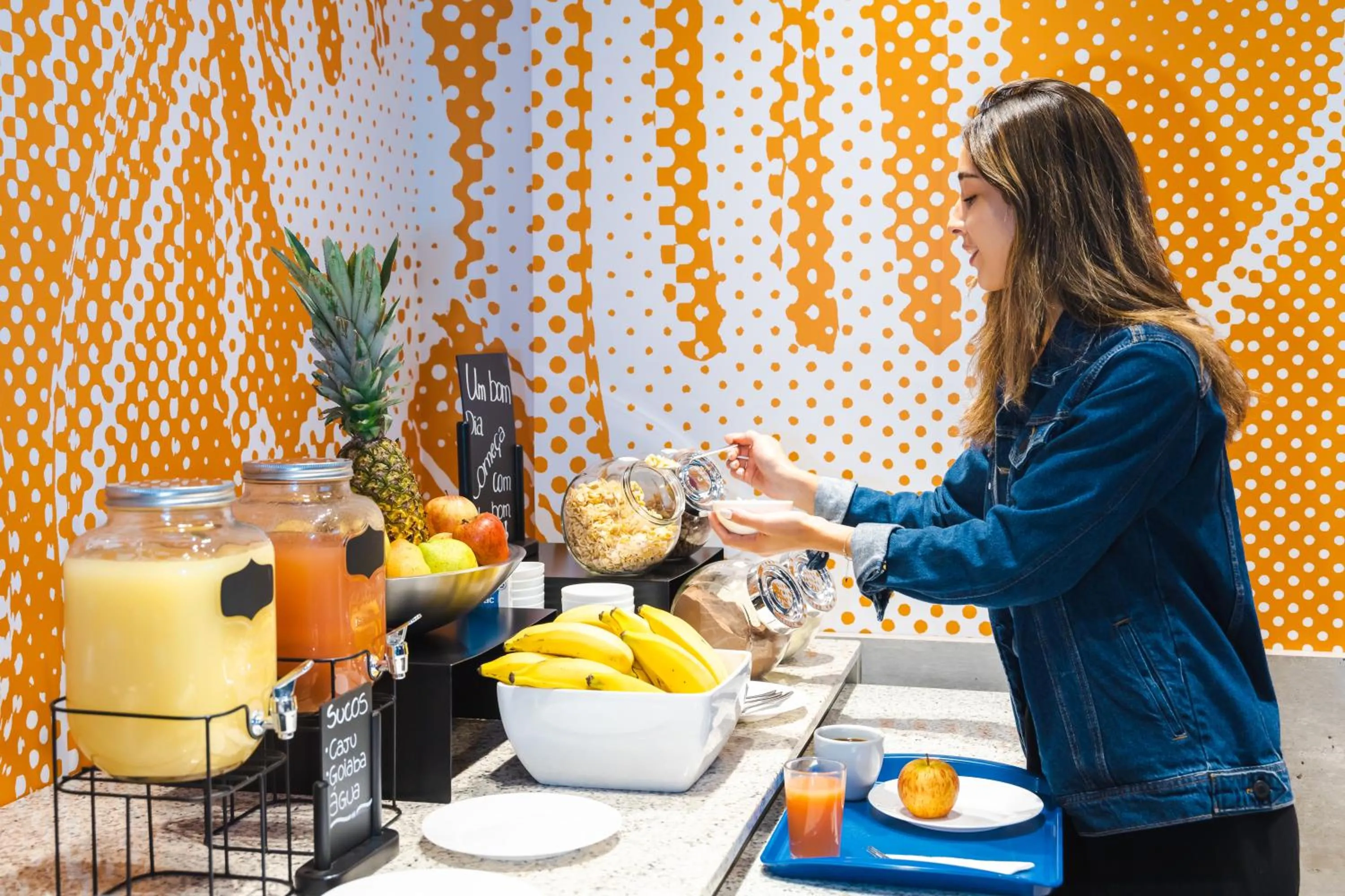 Buffet breakfast in ibis budget Pindamonhangaba