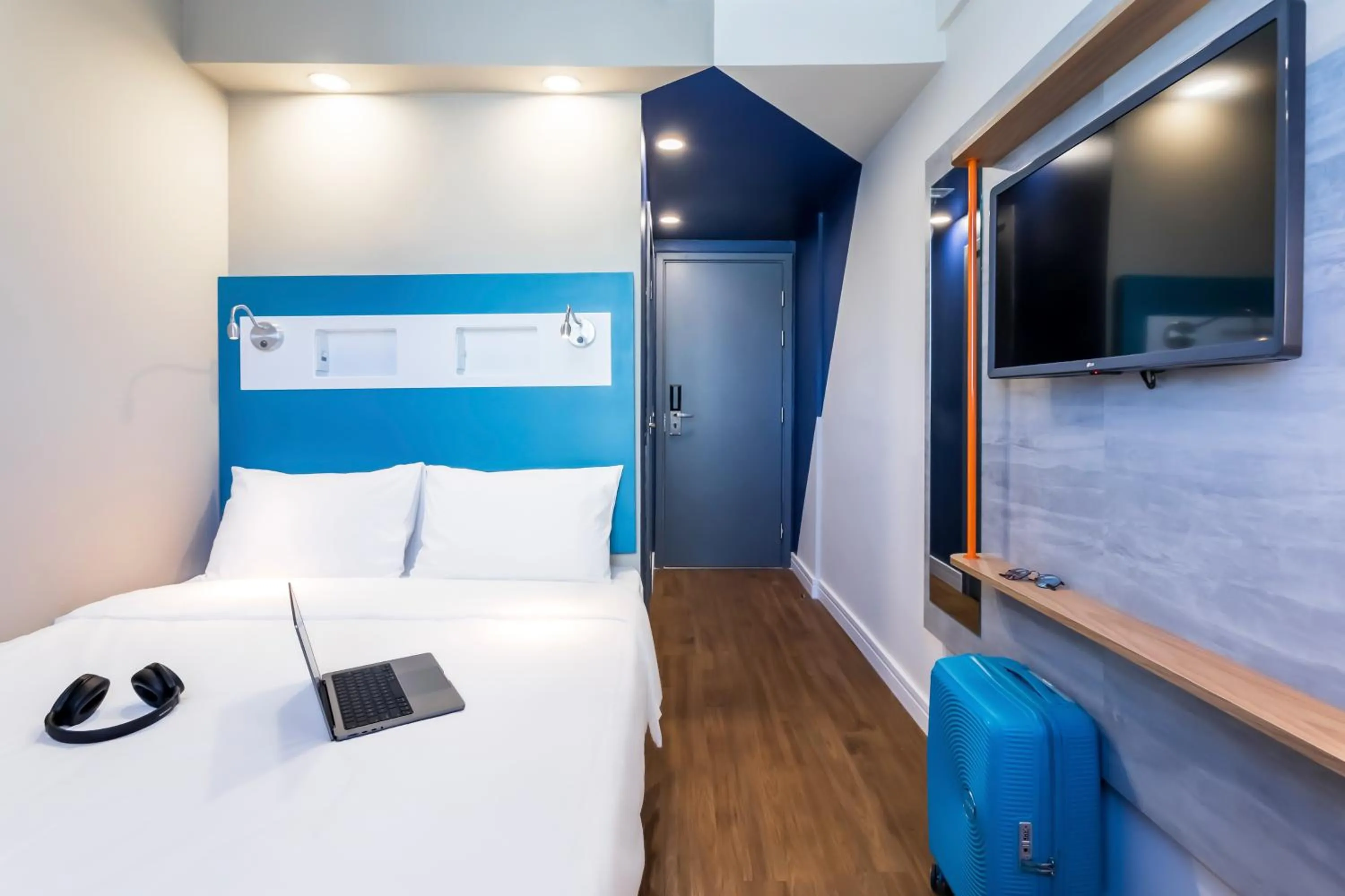 Bedroom, Bed in ibis budget Pindamonhangaba