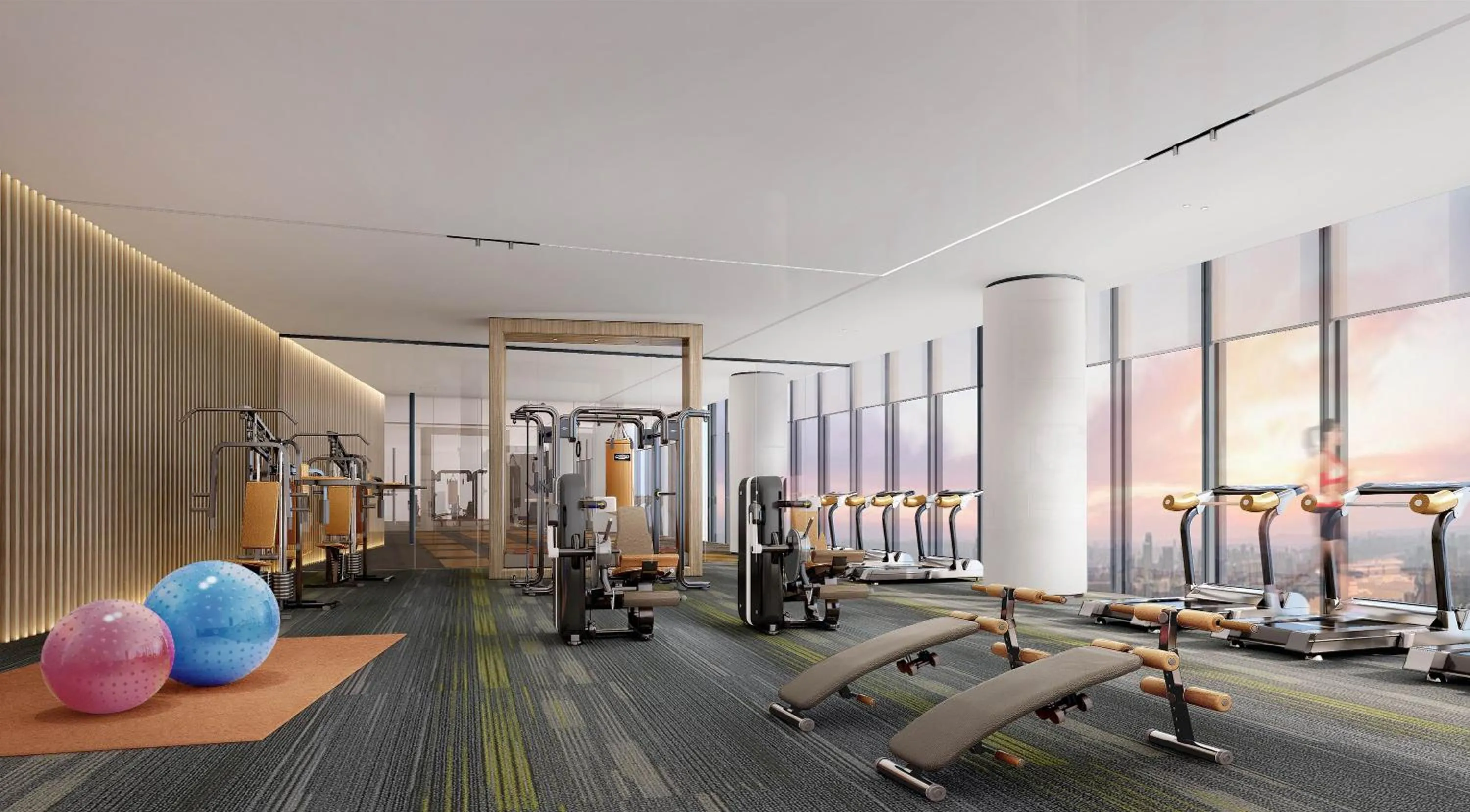 Fitness centre/facilities in Pullman Shenzhen North