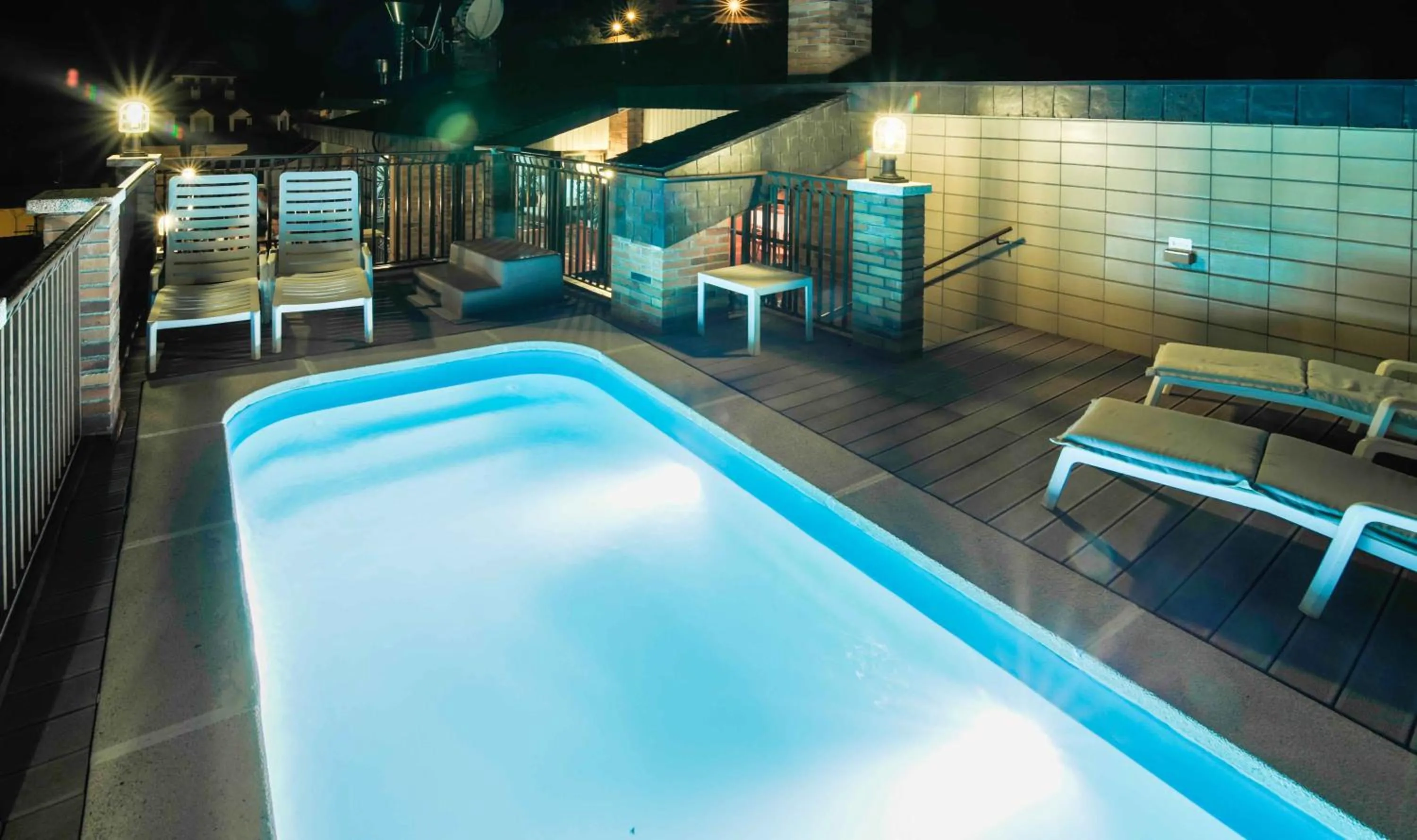 Pool view in Hotel Dos Rios Origen