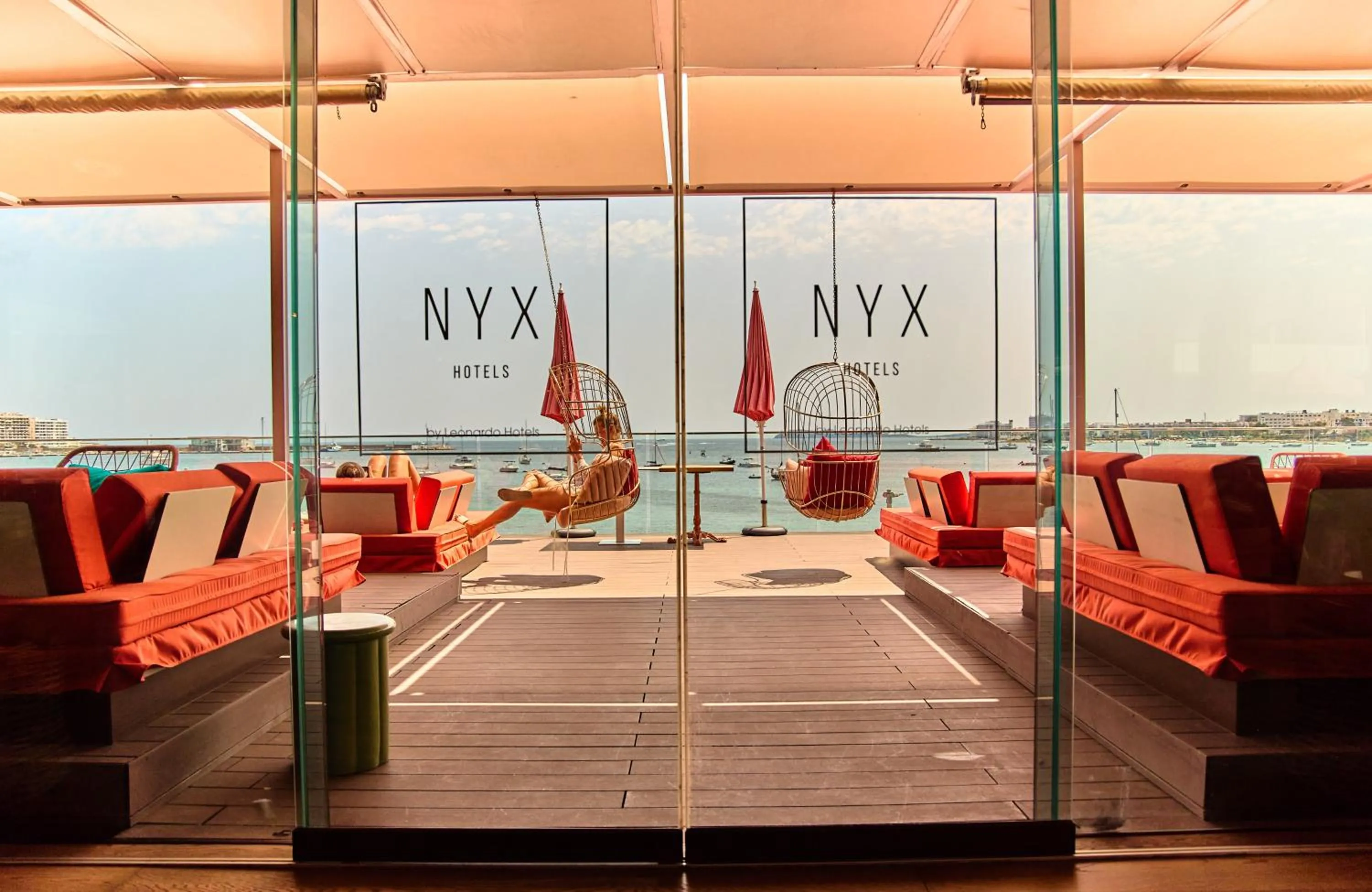Seating area in NYX Hotel Ibiza by Leonardo Hotels-Adults Only