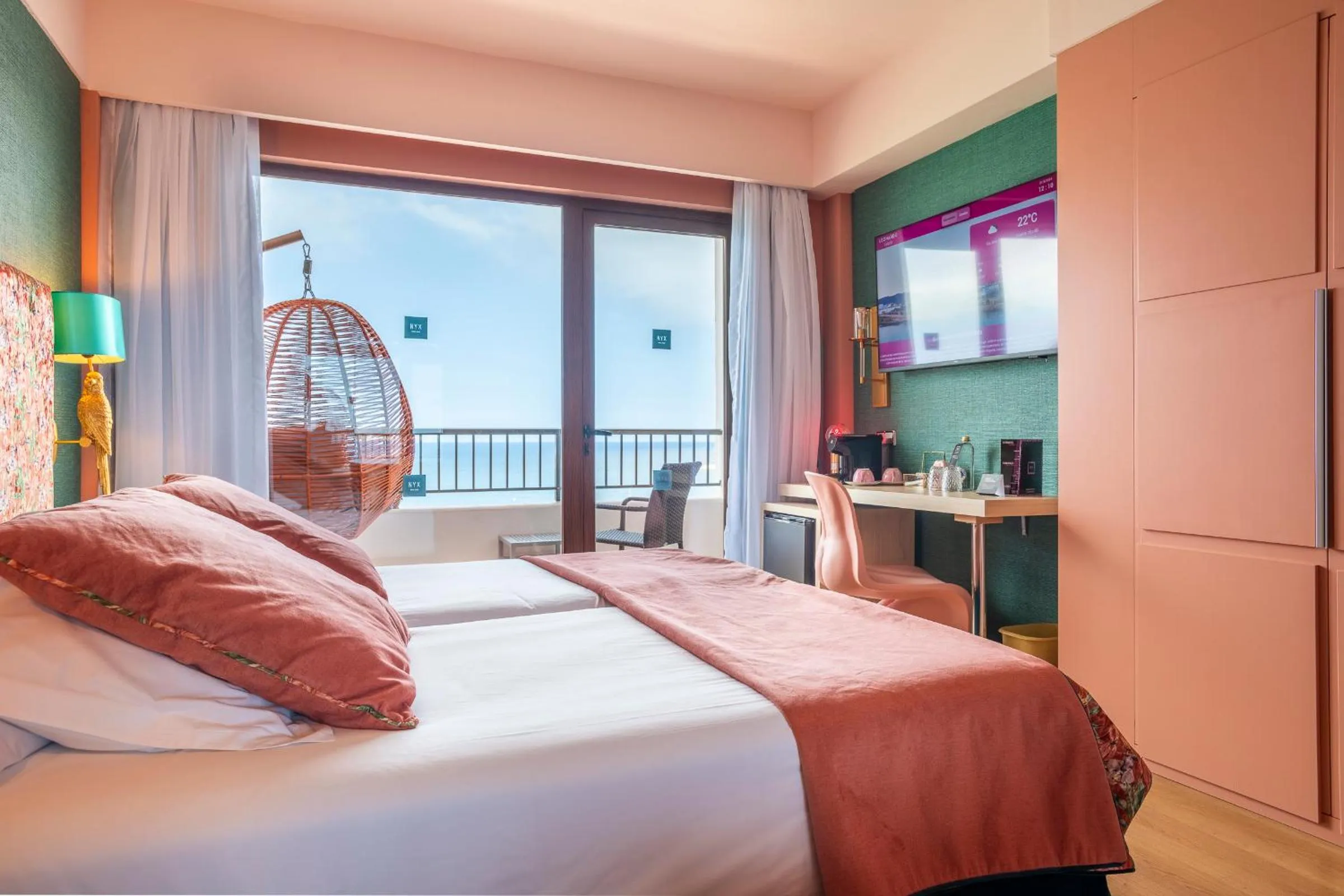 Bedroom, Bed in NYX Hotel Ibiza by Leonardo Hotels-Adults Only