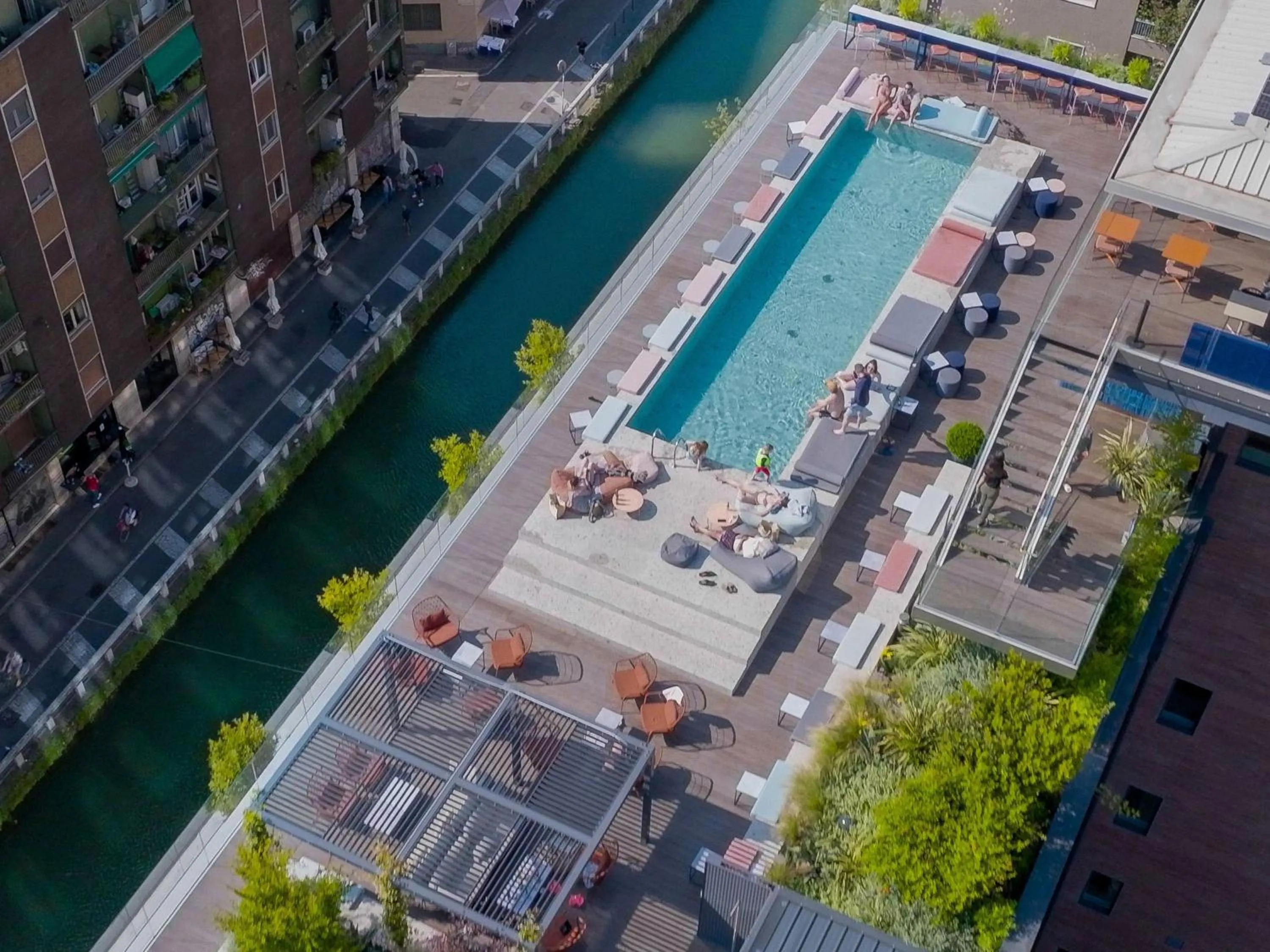 Bird's eye view in 21 House of Stories Navigli