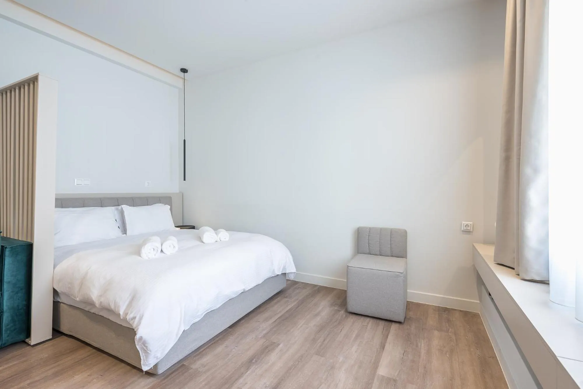 Photo of the whole room, Bed in Aeiphoria Suites & Rooms - Athens