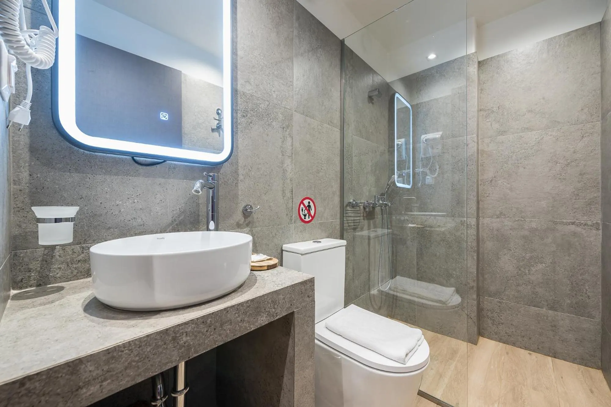 Shower in Aeiphoria Suites & Rooms - Athens