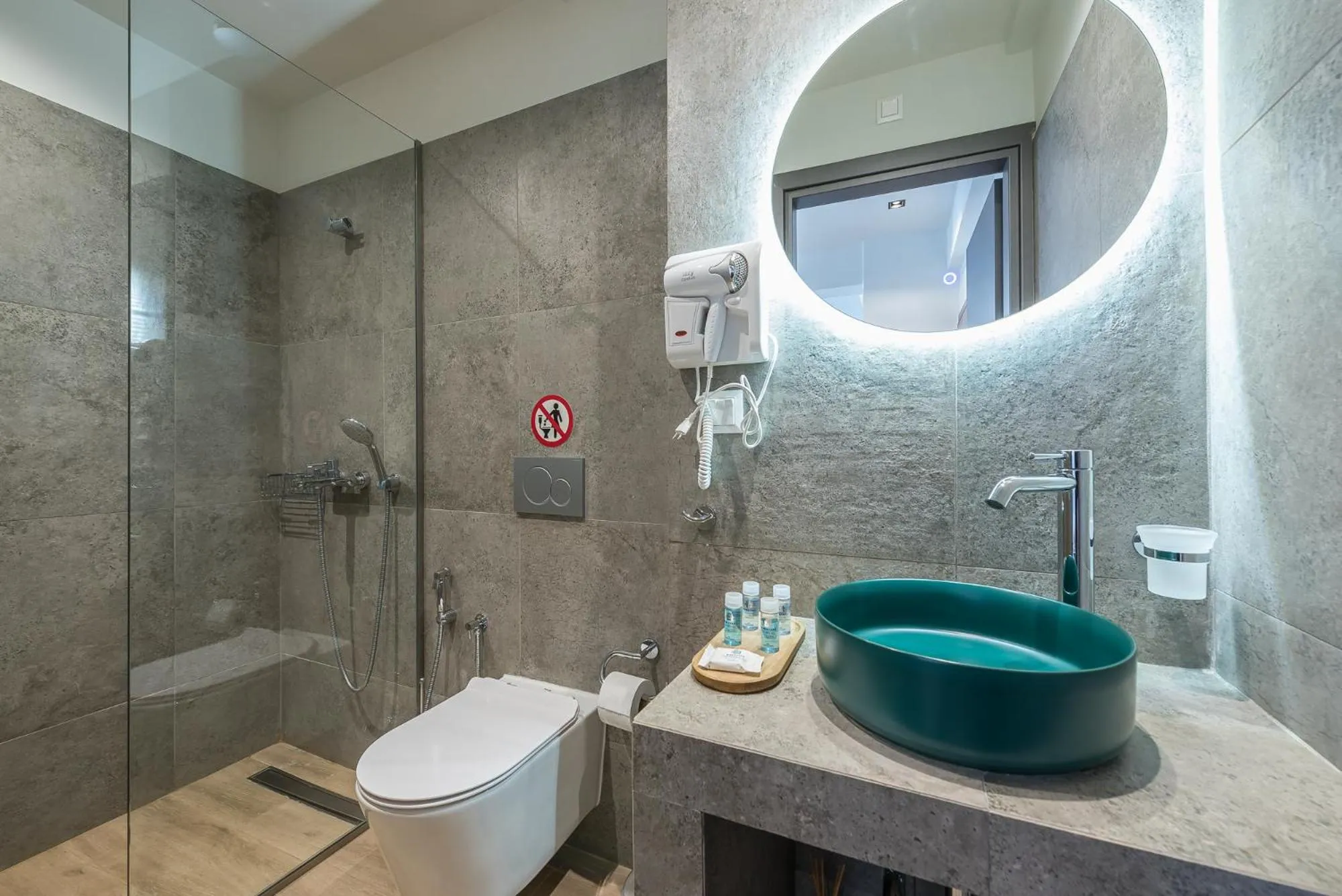 Shower in Aeiphoria Suites & Rooms - Athens