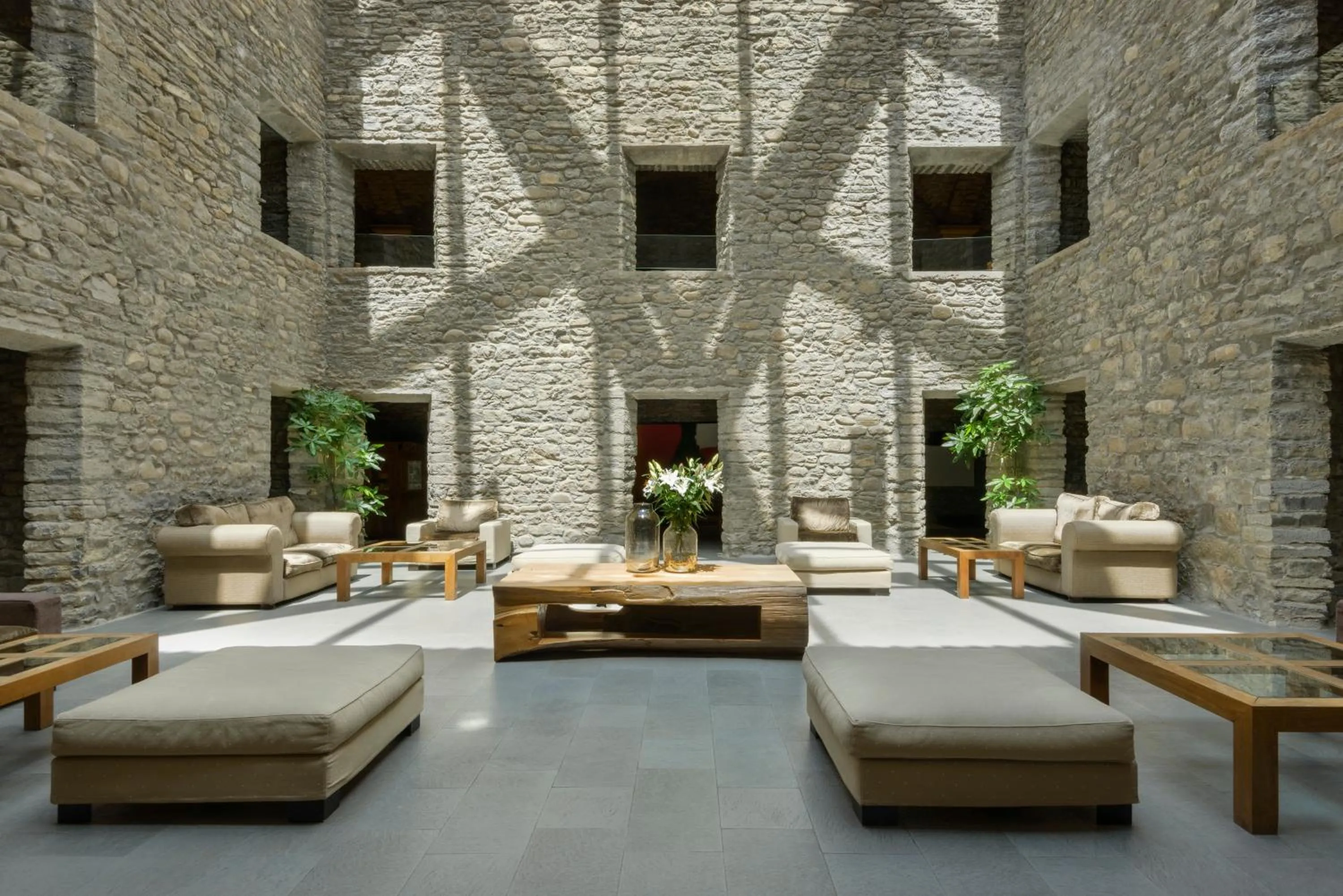Property building in Hotel & Spa Monasterio de Boltaña