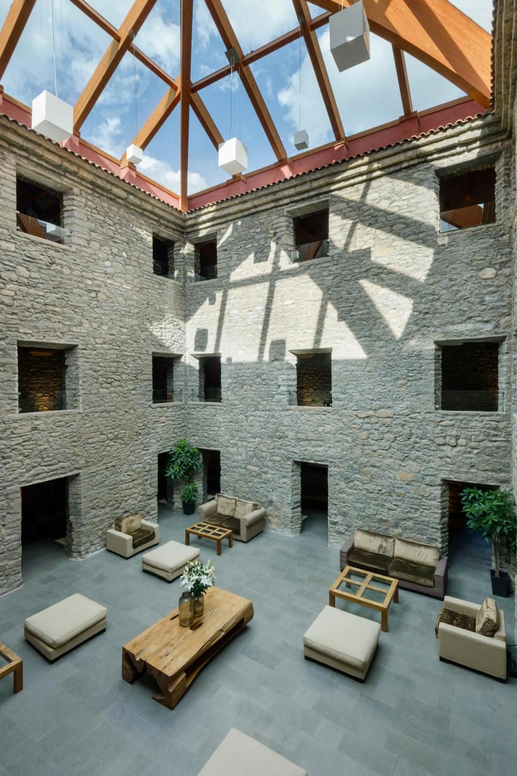 Property building in Hotel & Spa Monasterio de Boltaña