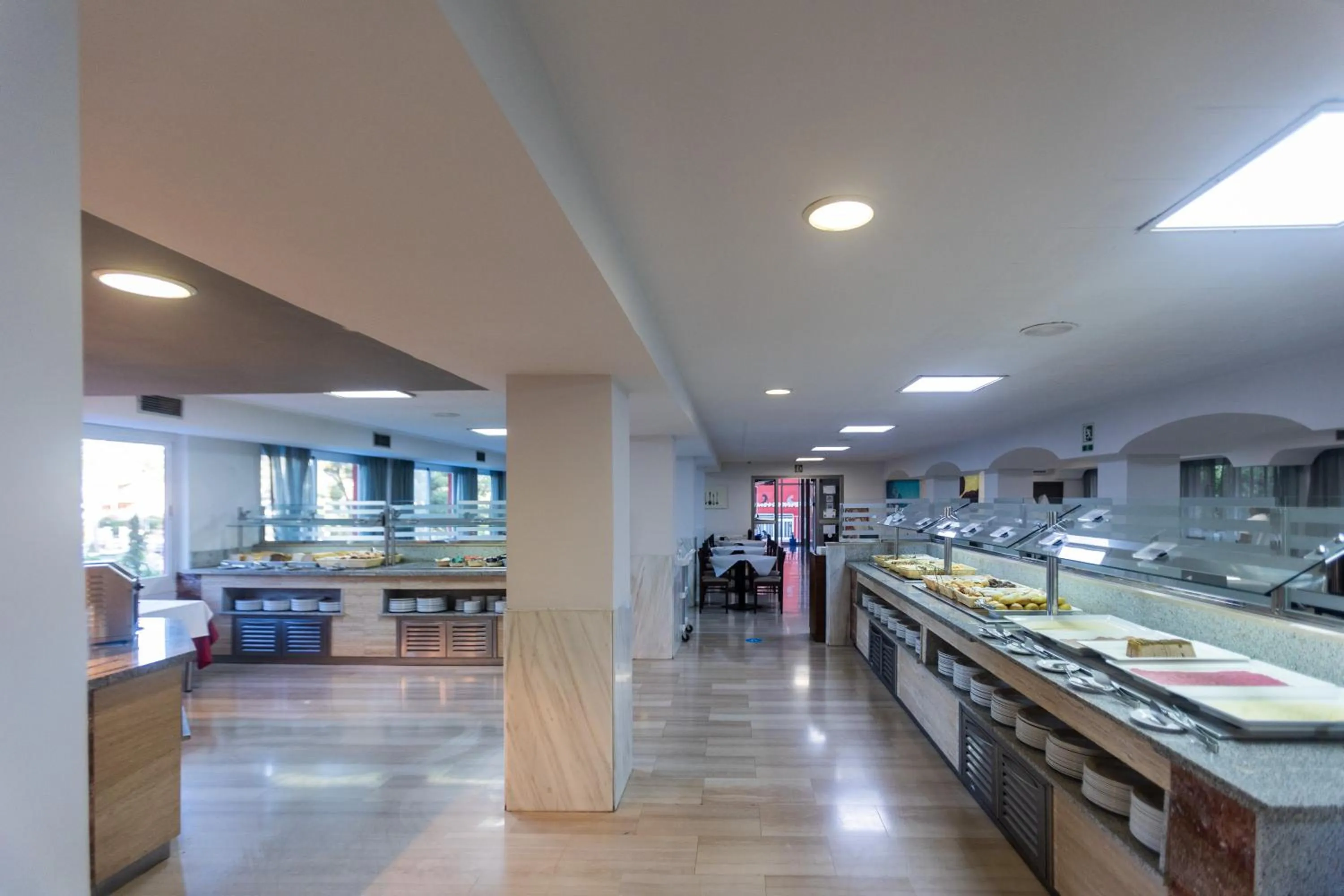 Buffet breakfast in Seramar Hotel Luna Park Adults Only