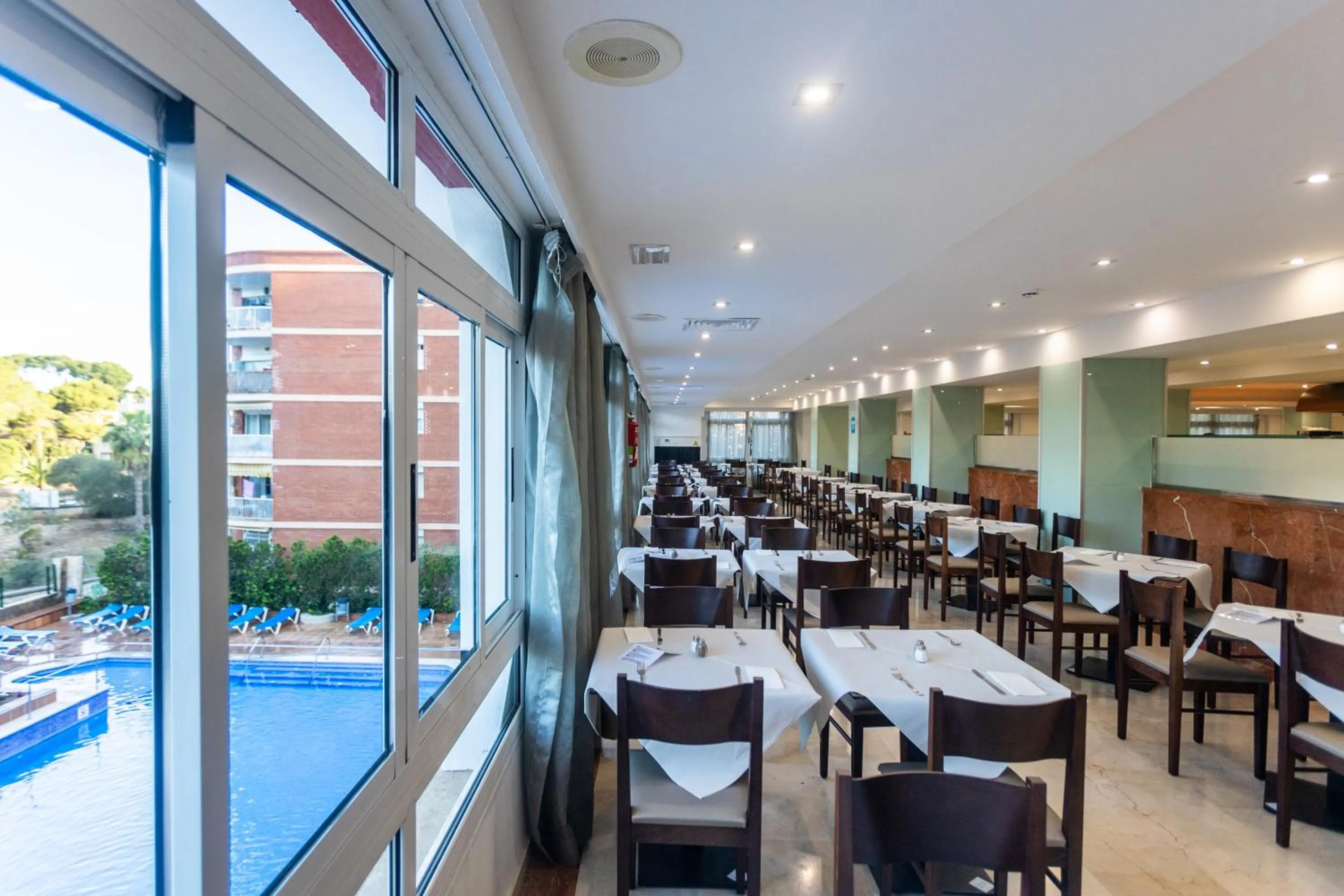 Buffet breakfast in Seramar Hotel Luna Park Adults Only