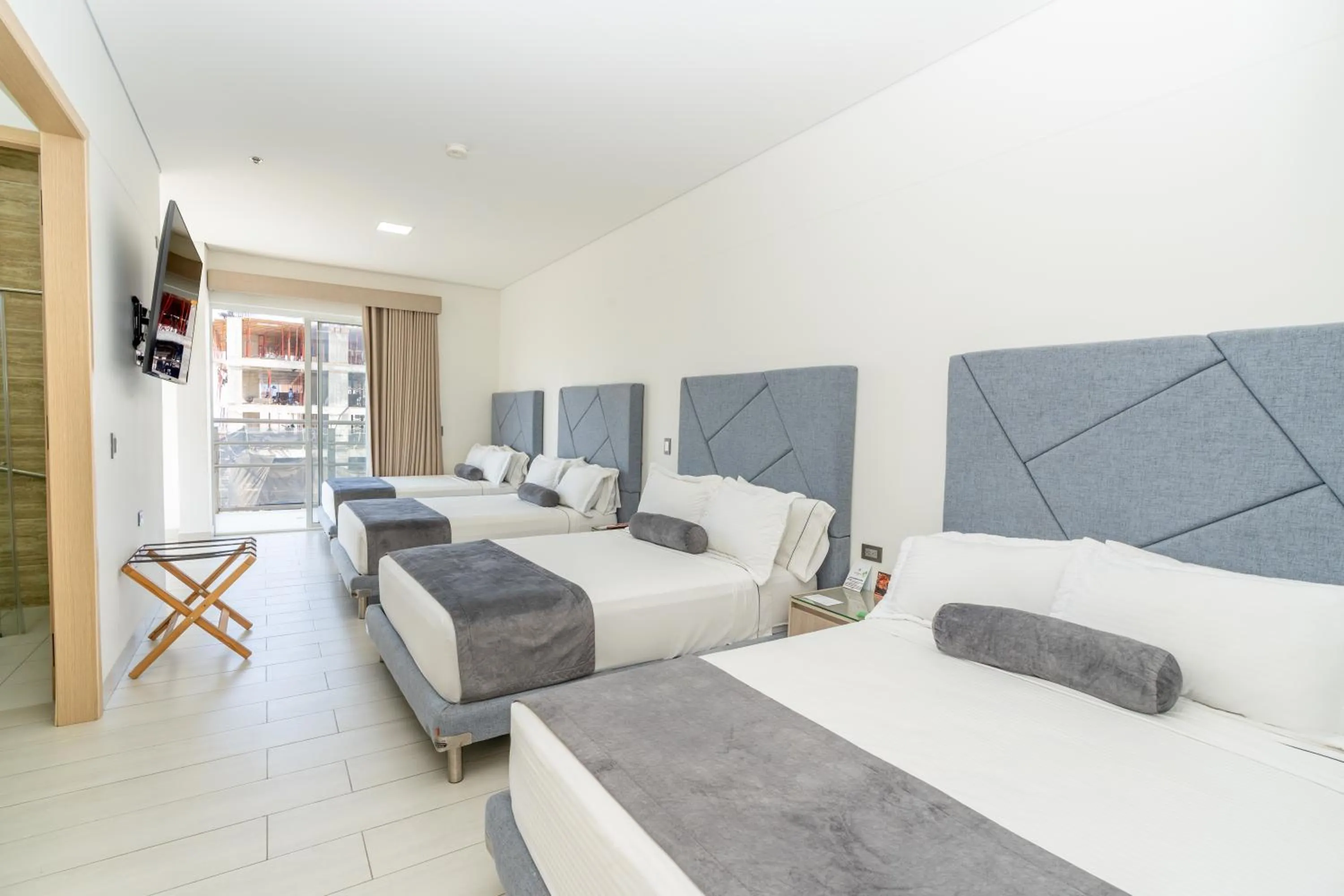 Bed in Hotel Marco Polo Rodadero