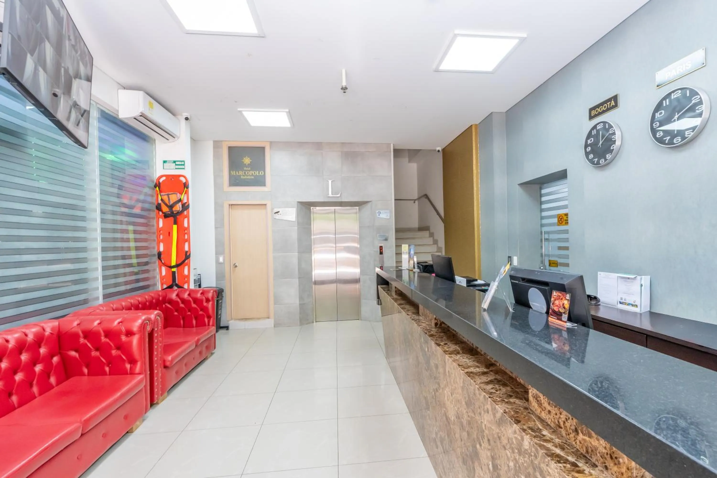 Living room in Hotel Marco Polo Rodadero