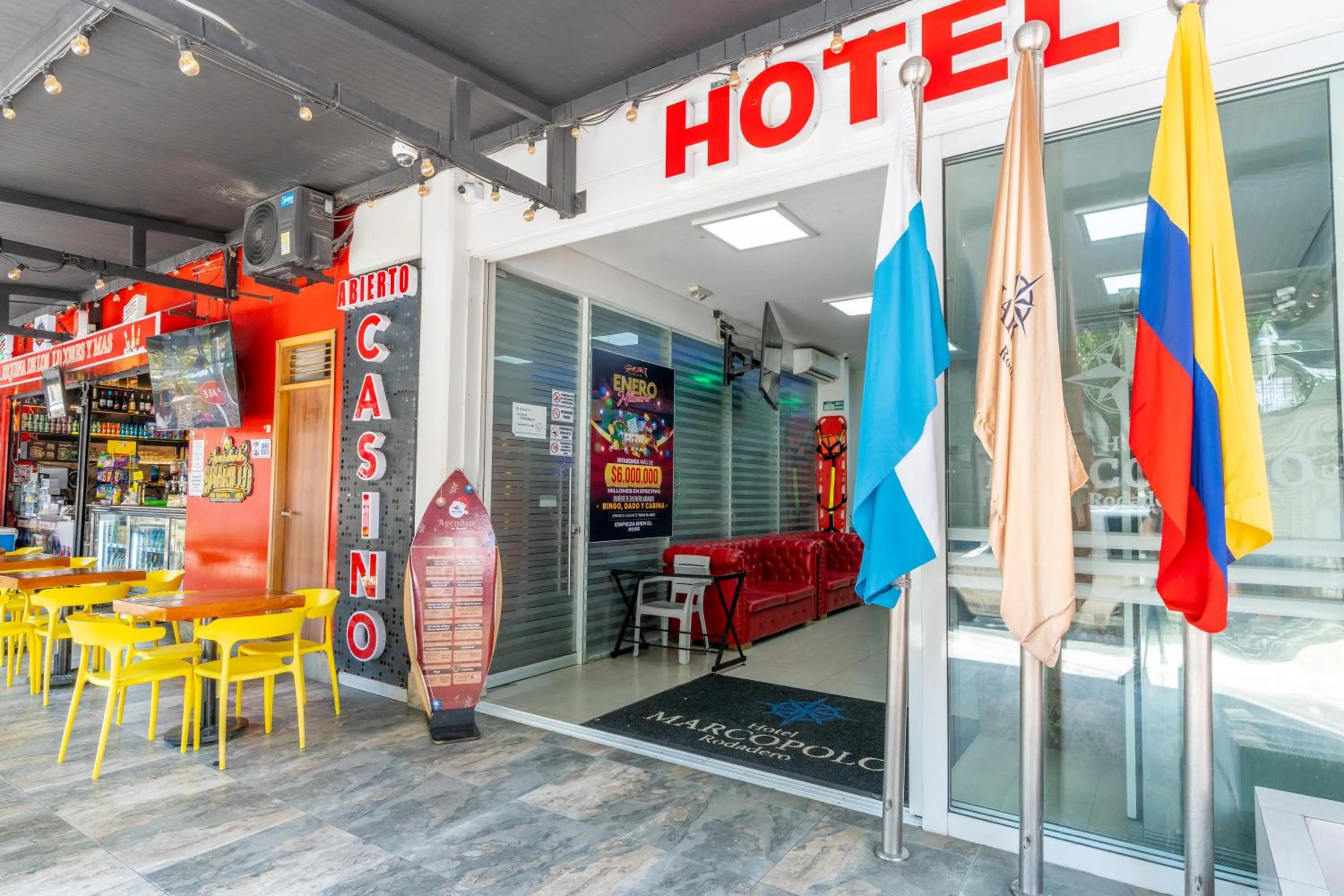 Lobby or reception in Hotel Marco Polo Rodadero