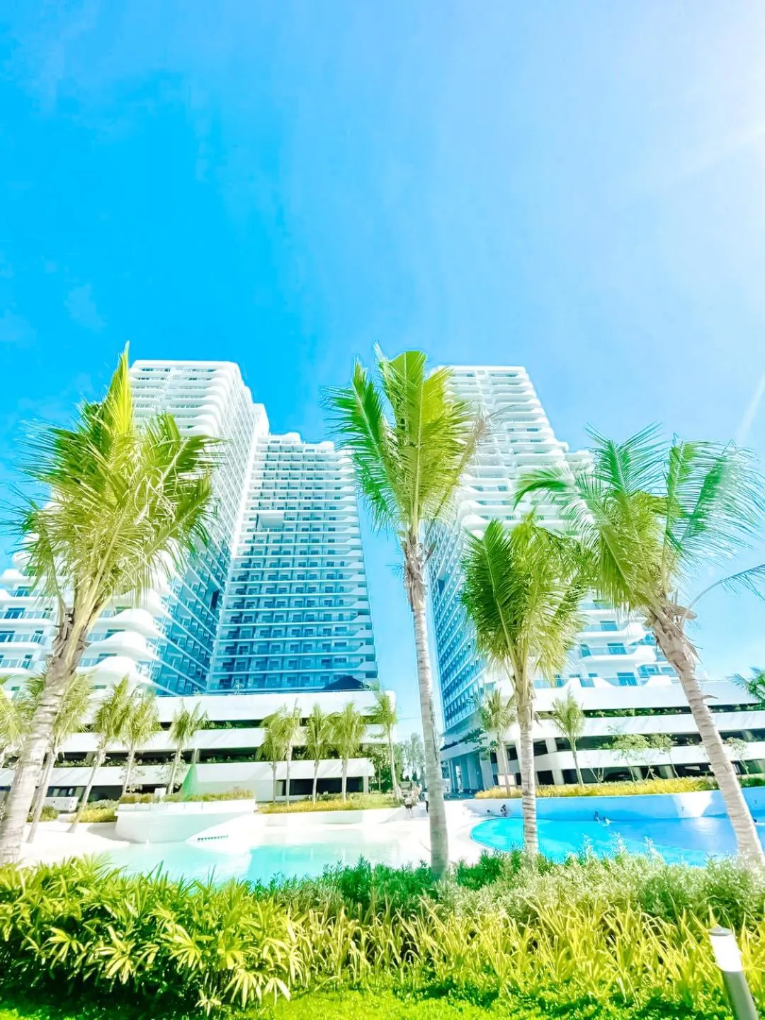 Swimming pool in Serenity Sanctuary at Azure North Residences
