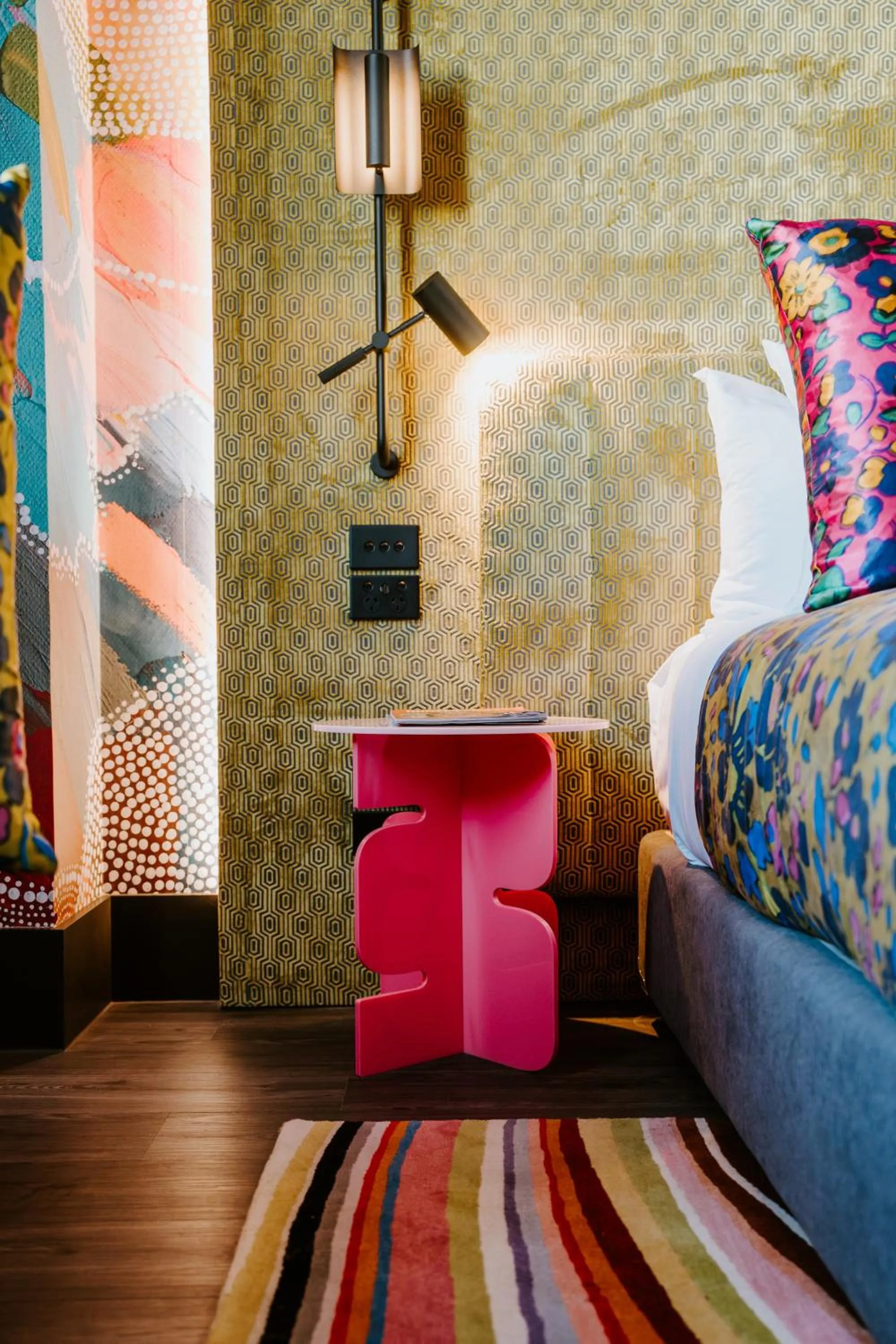 Bed in The Motley Hotel Richmond, Tapestry Collection by Hilton