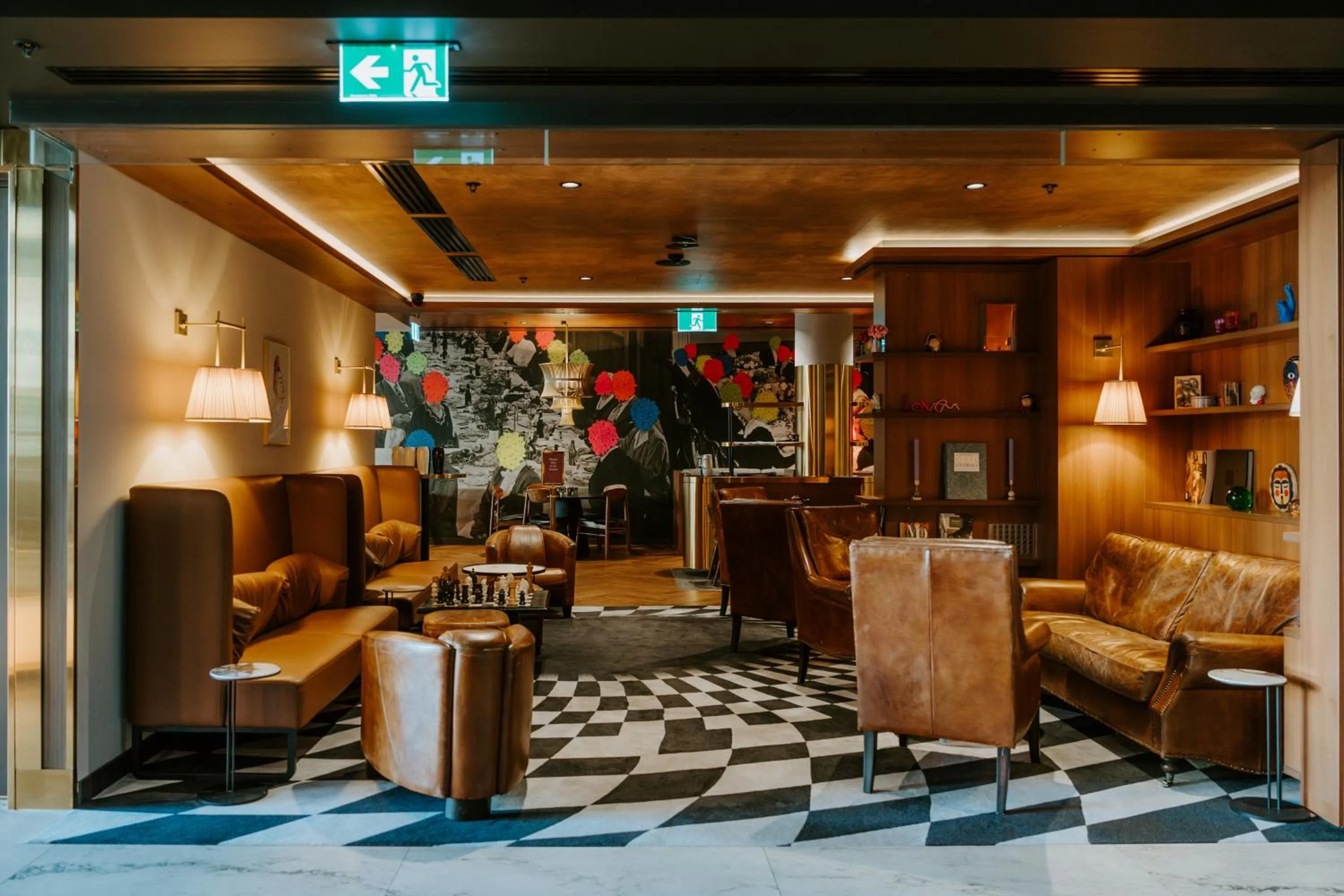 Living room in The Motley Hotel Richmond, Tapestry Collection by Hilton