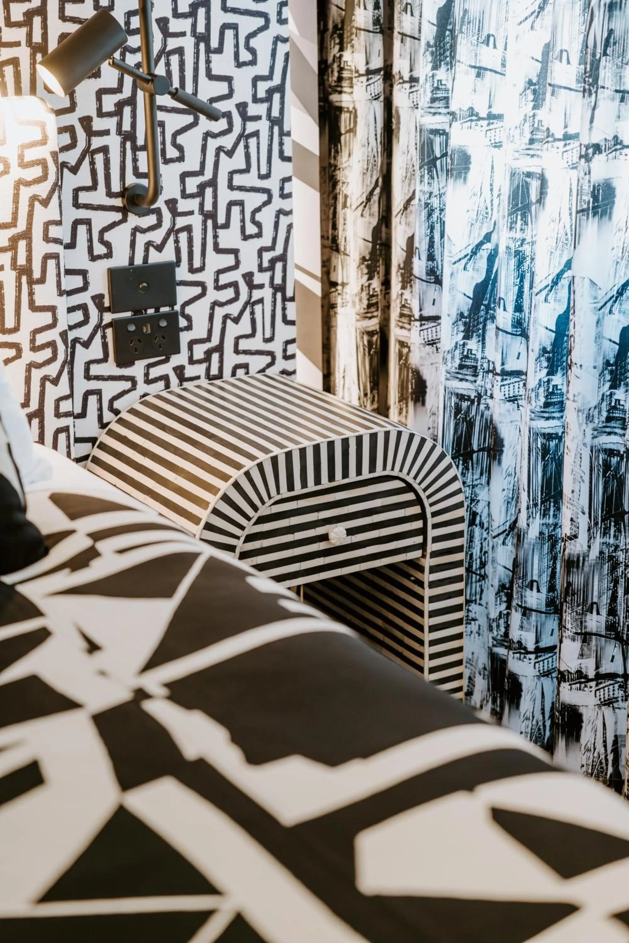 Decorative detail in The Motley Hotel Richmond, Tapestry Collection by Hilton