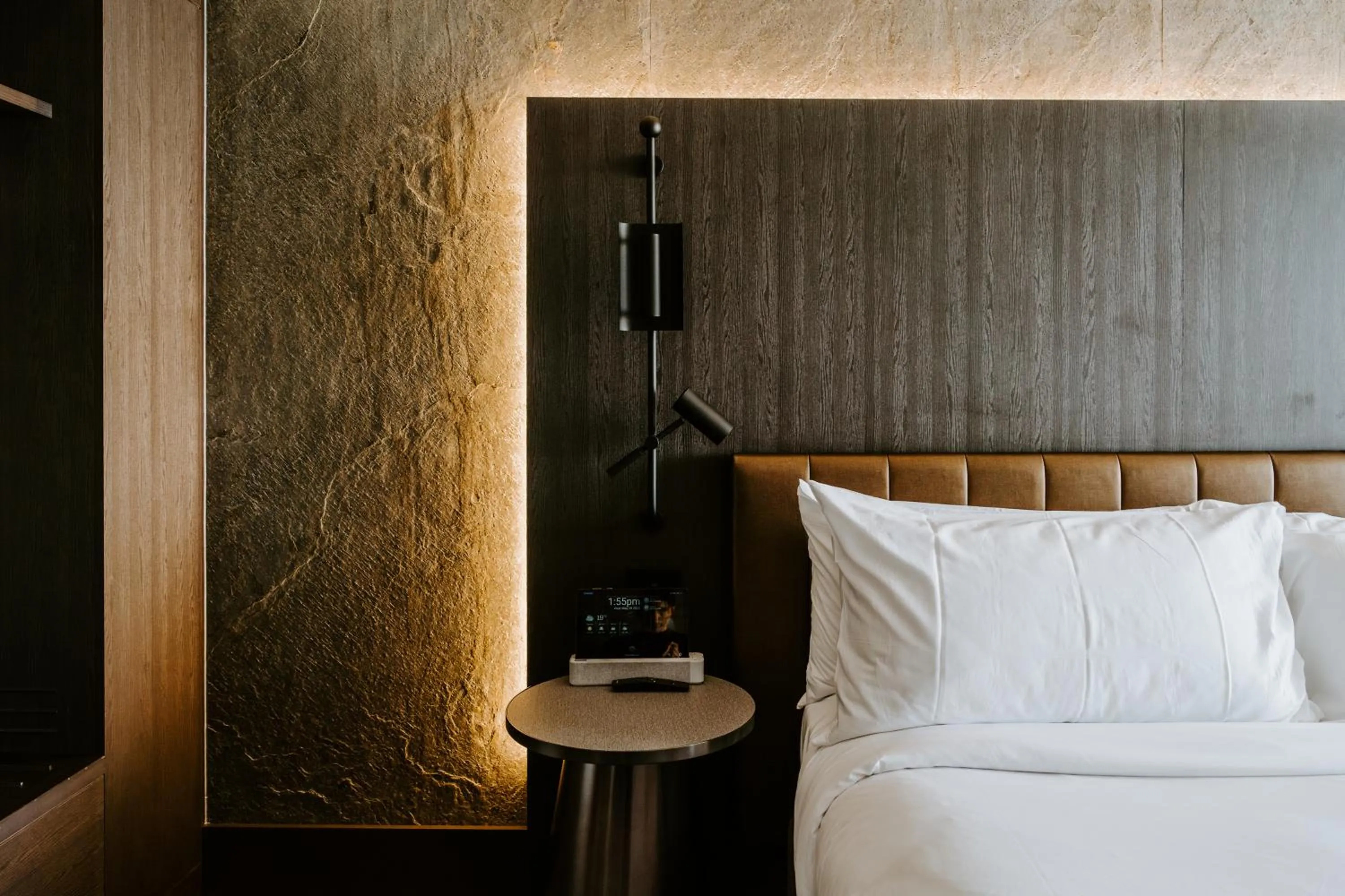 Bed in The Motley Hotel Richmond, Tapestry Collection by Hilton