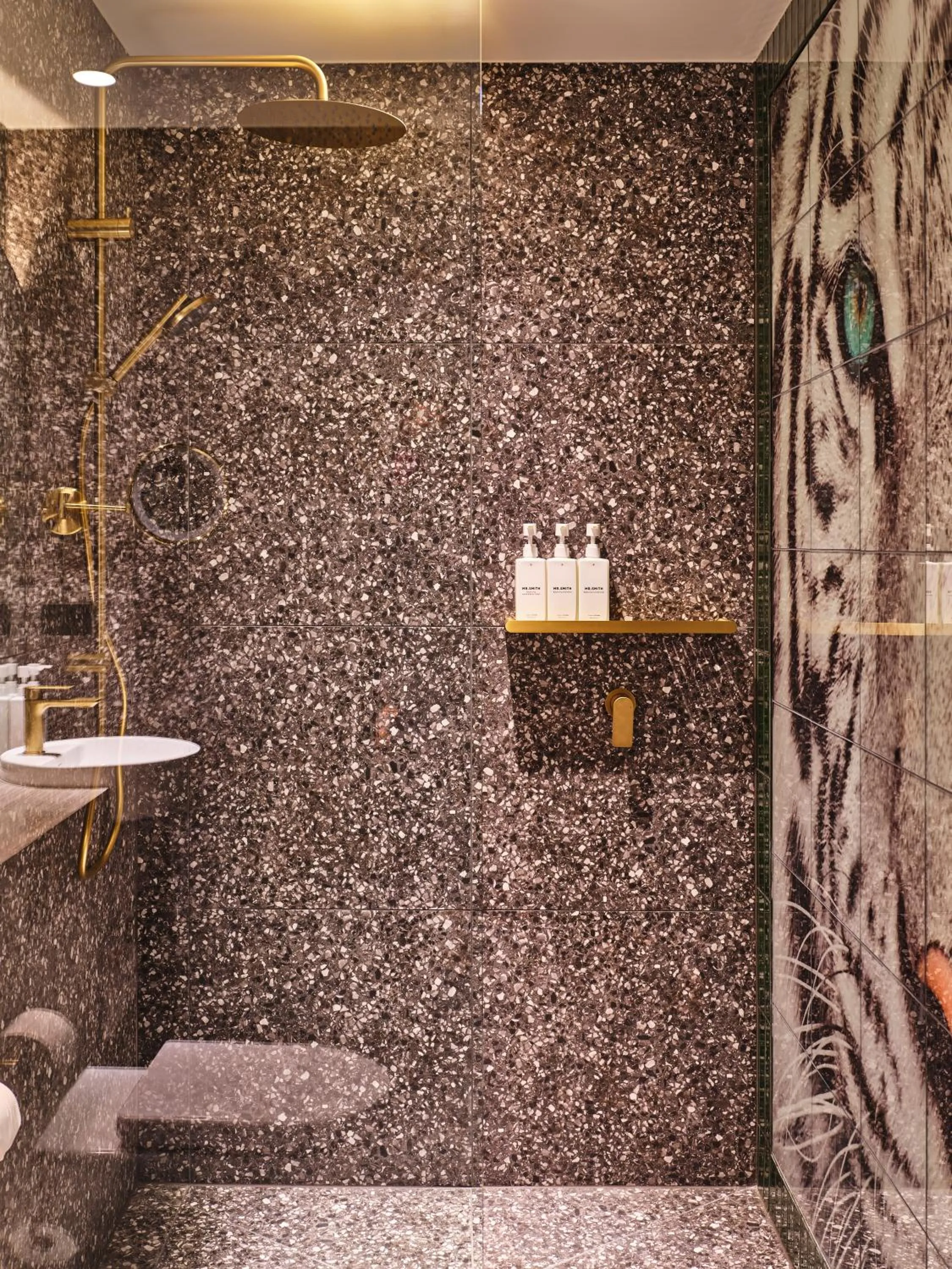 Shower in The Motley Hotel Richmond, Tapestry Collection by Hilton
