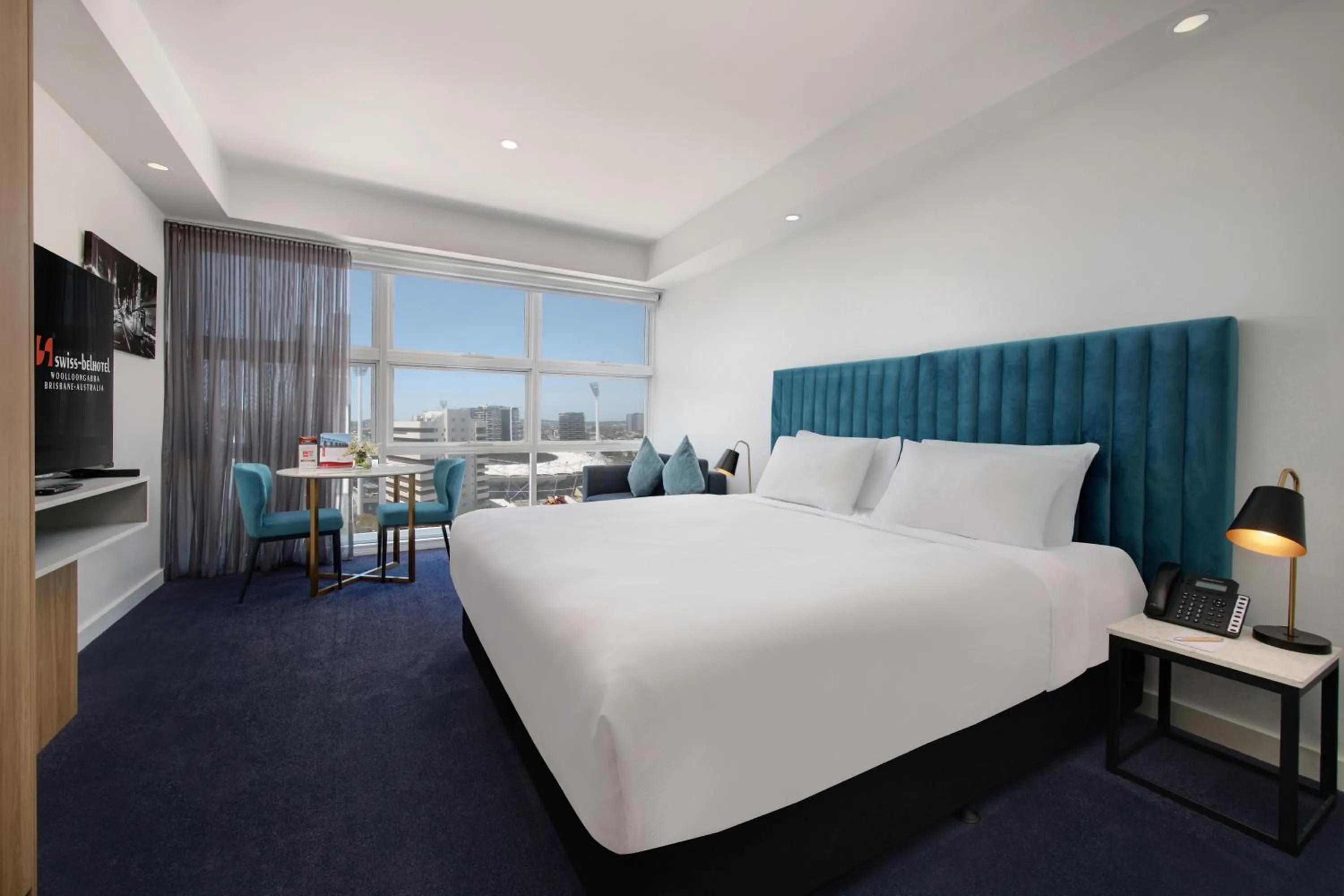 Bed in Swiss-Belhotel Woolloongabba, Brisbane