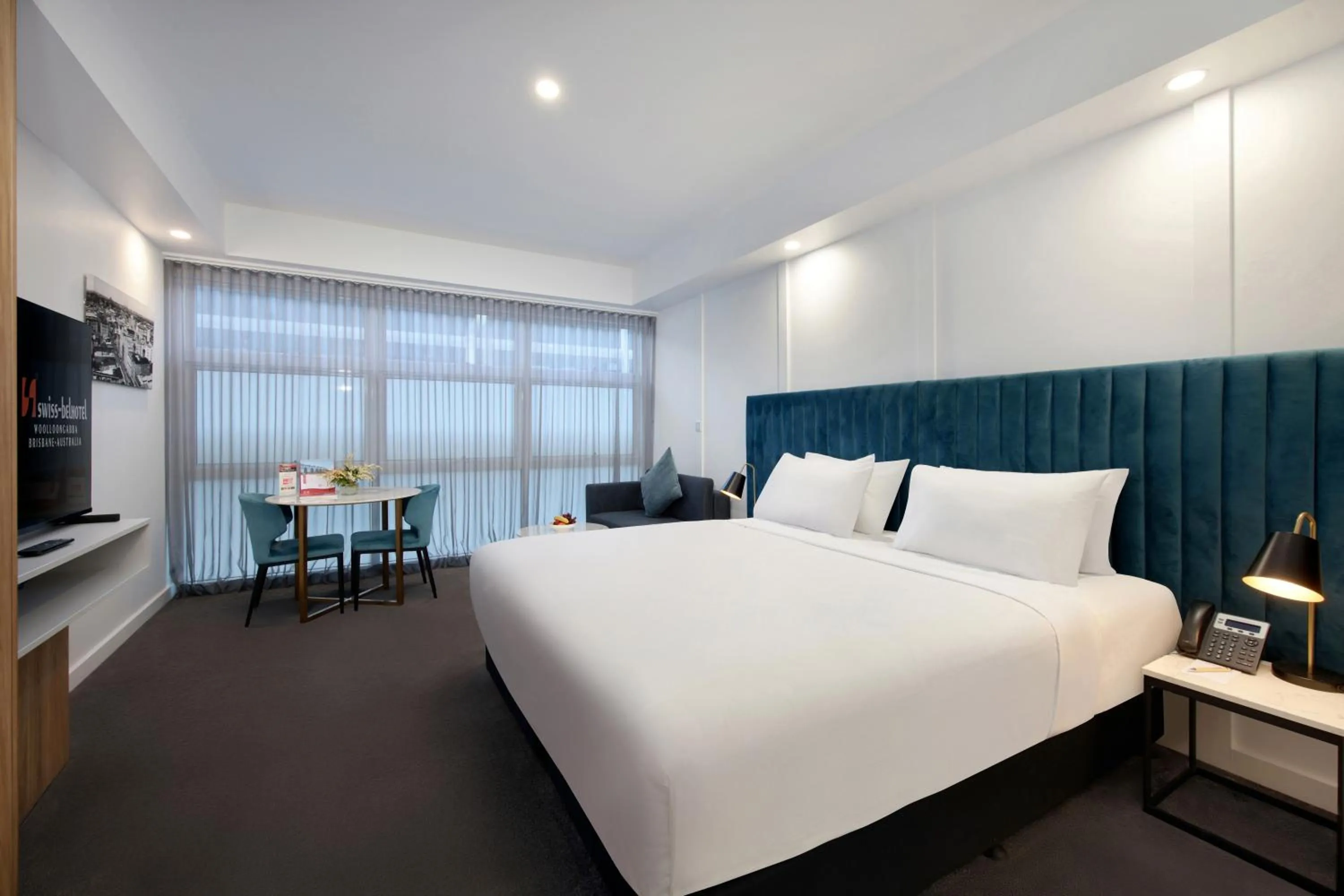 Bed in Swiss-Belhotel Woolloongabba, Brisbane