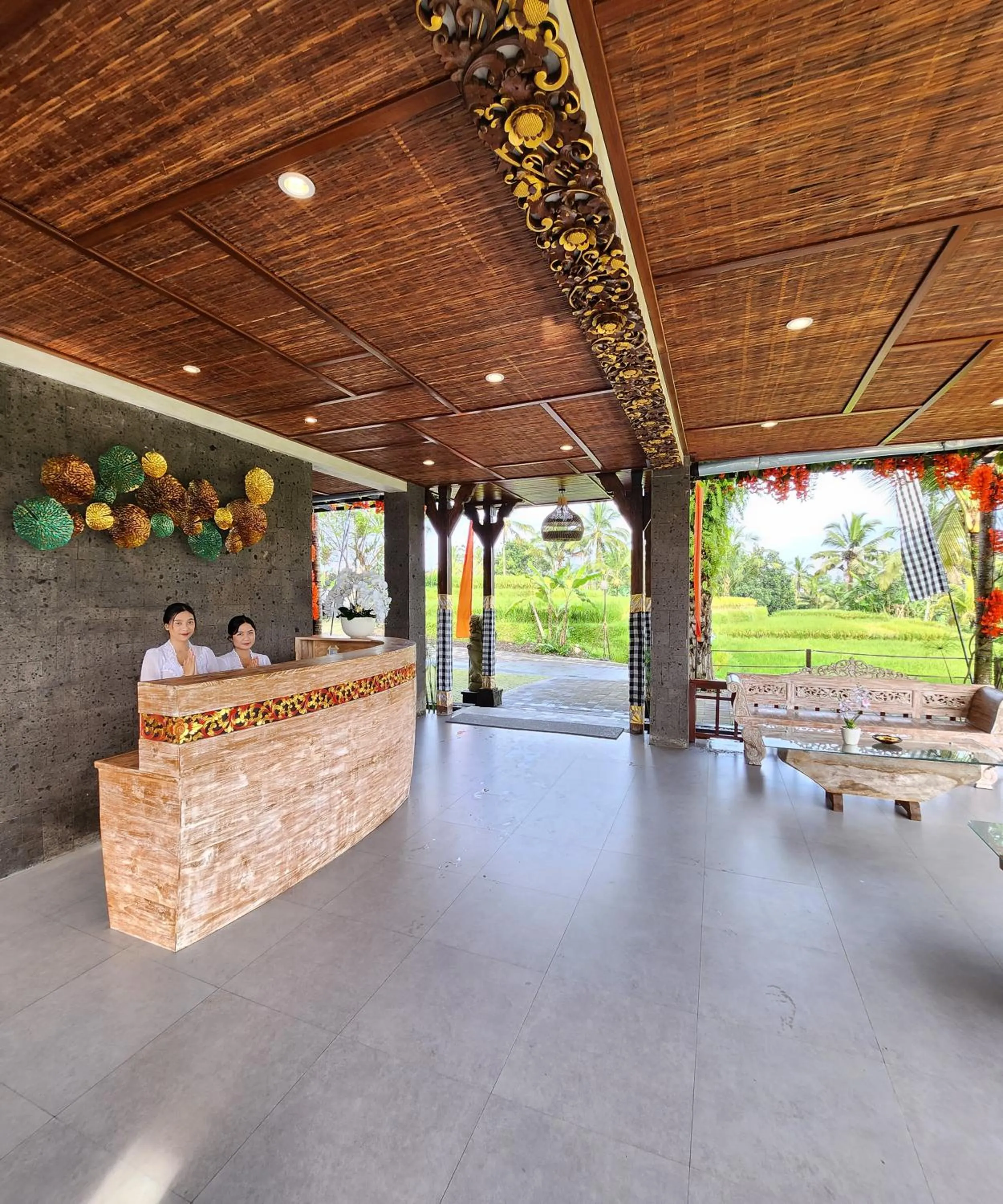Lobby or reception in Pinggala Villa Ubud