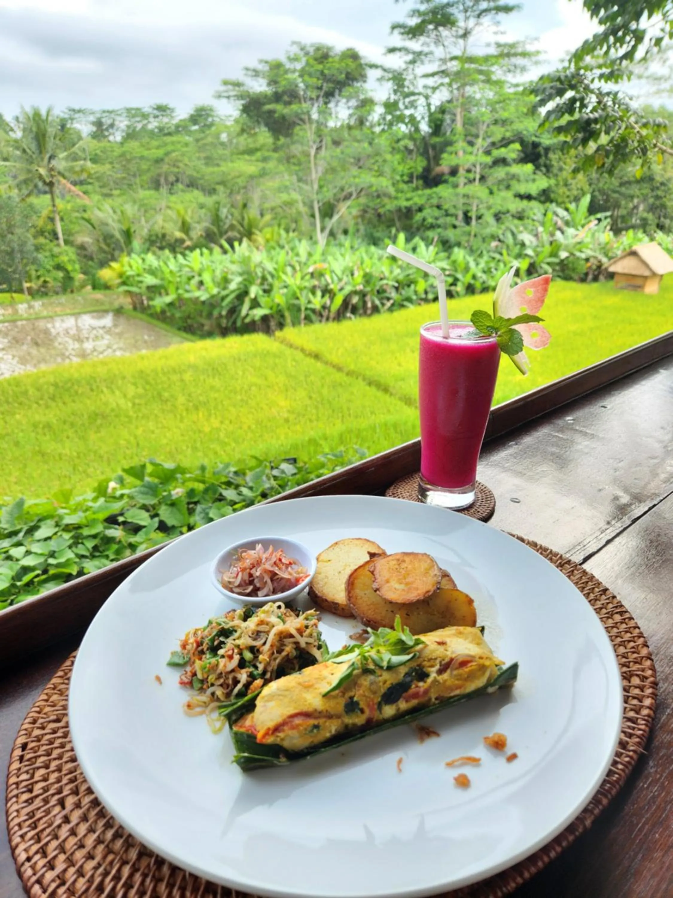 Natural landscape in Pinggala Villa Ubud