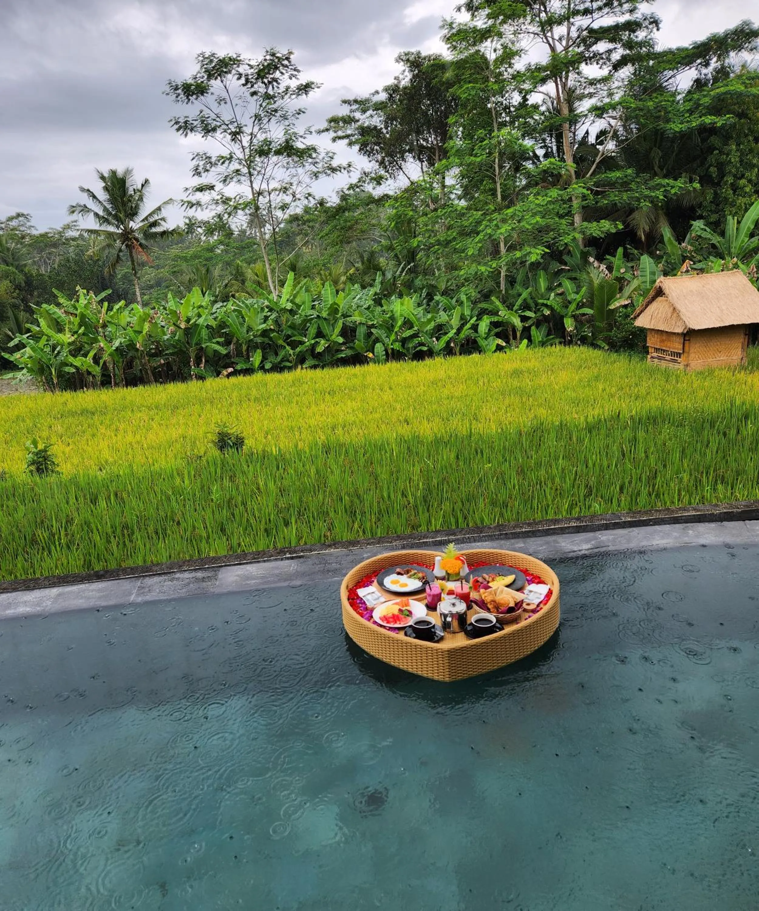 Breakfast in Pinggala Villa Ubud