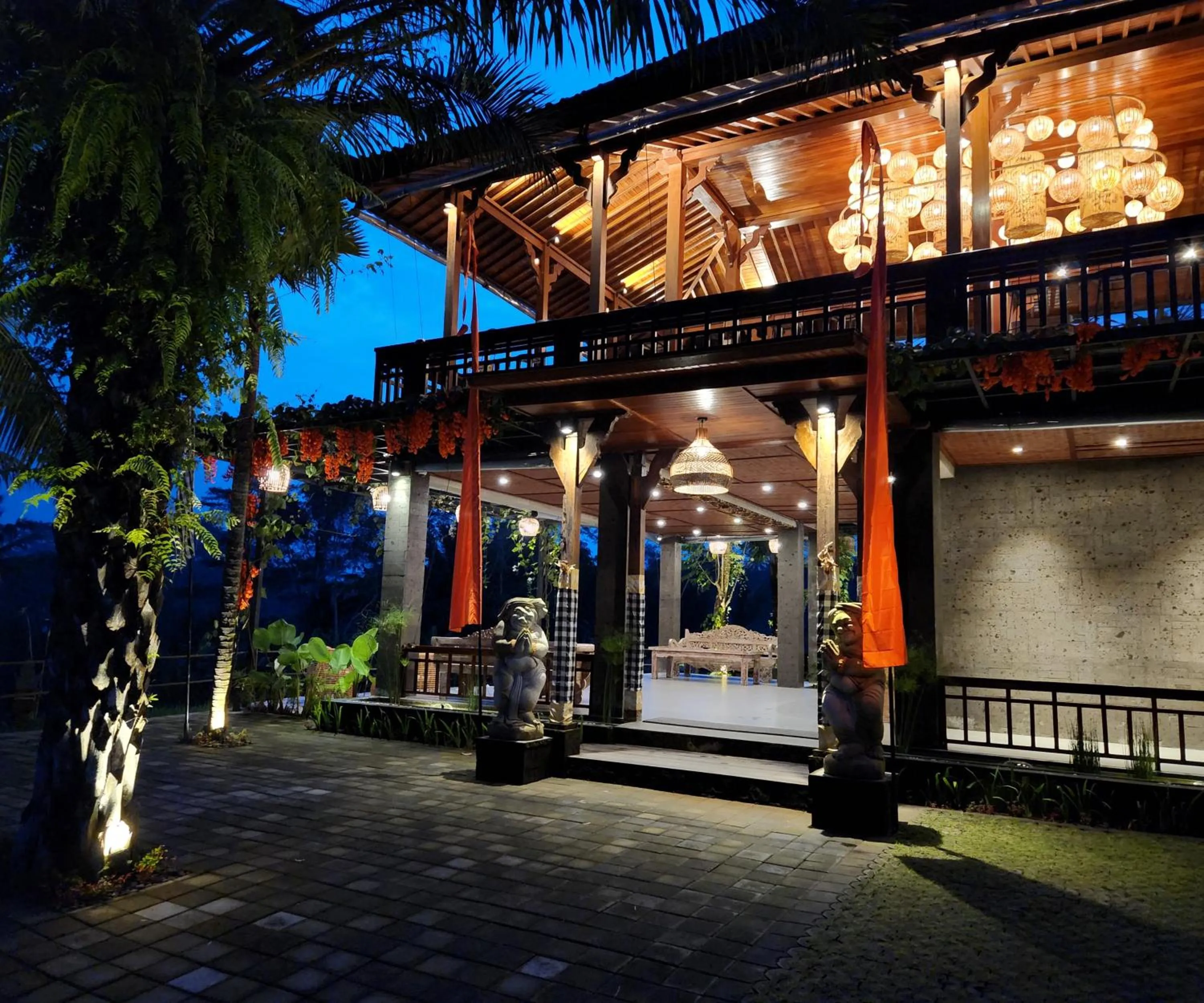 Lobby or reception in Pinggala Villa Ubud