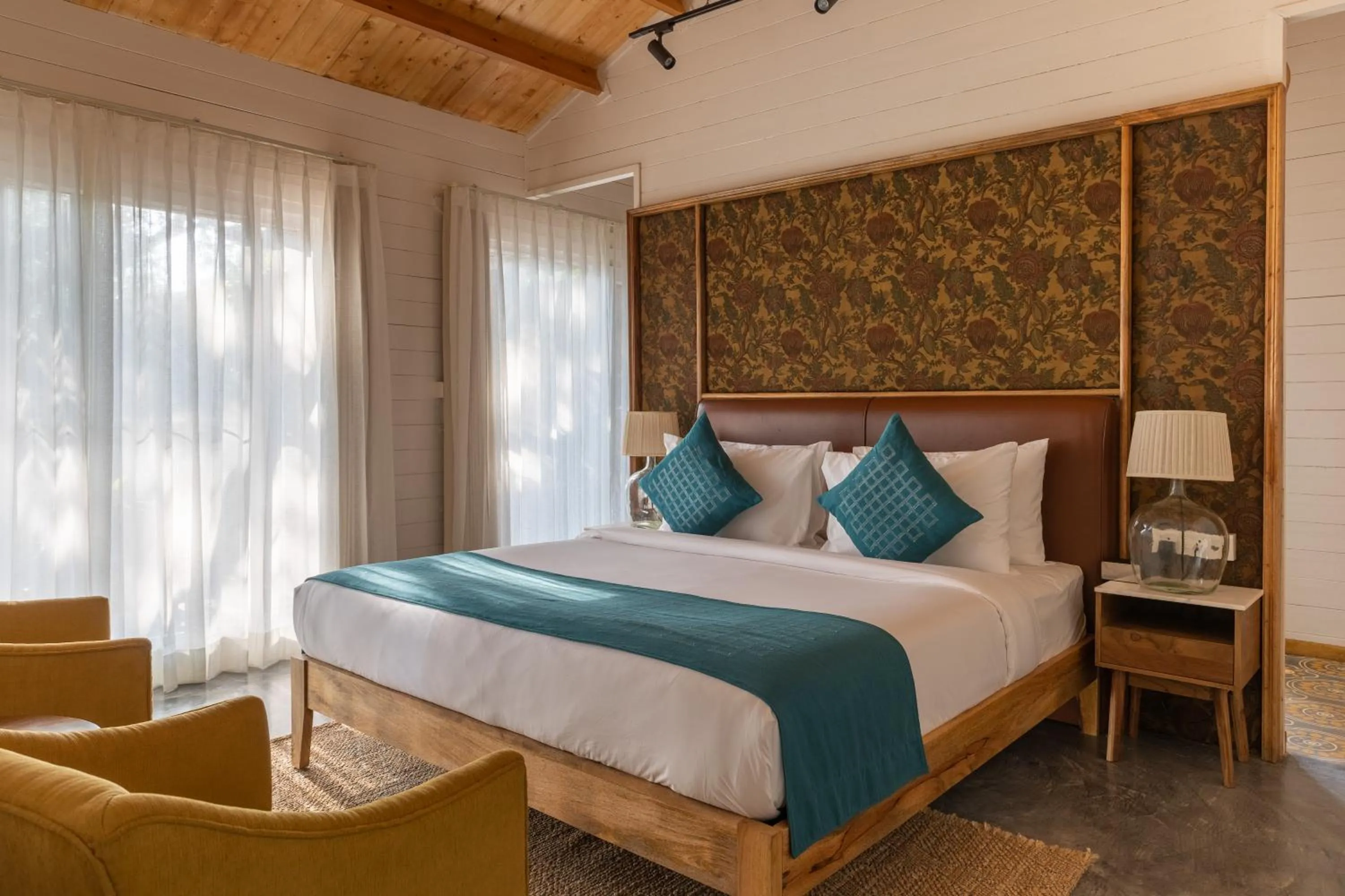 Bedroom, Bed in LaRiSa Resort & Spa, Ashwem