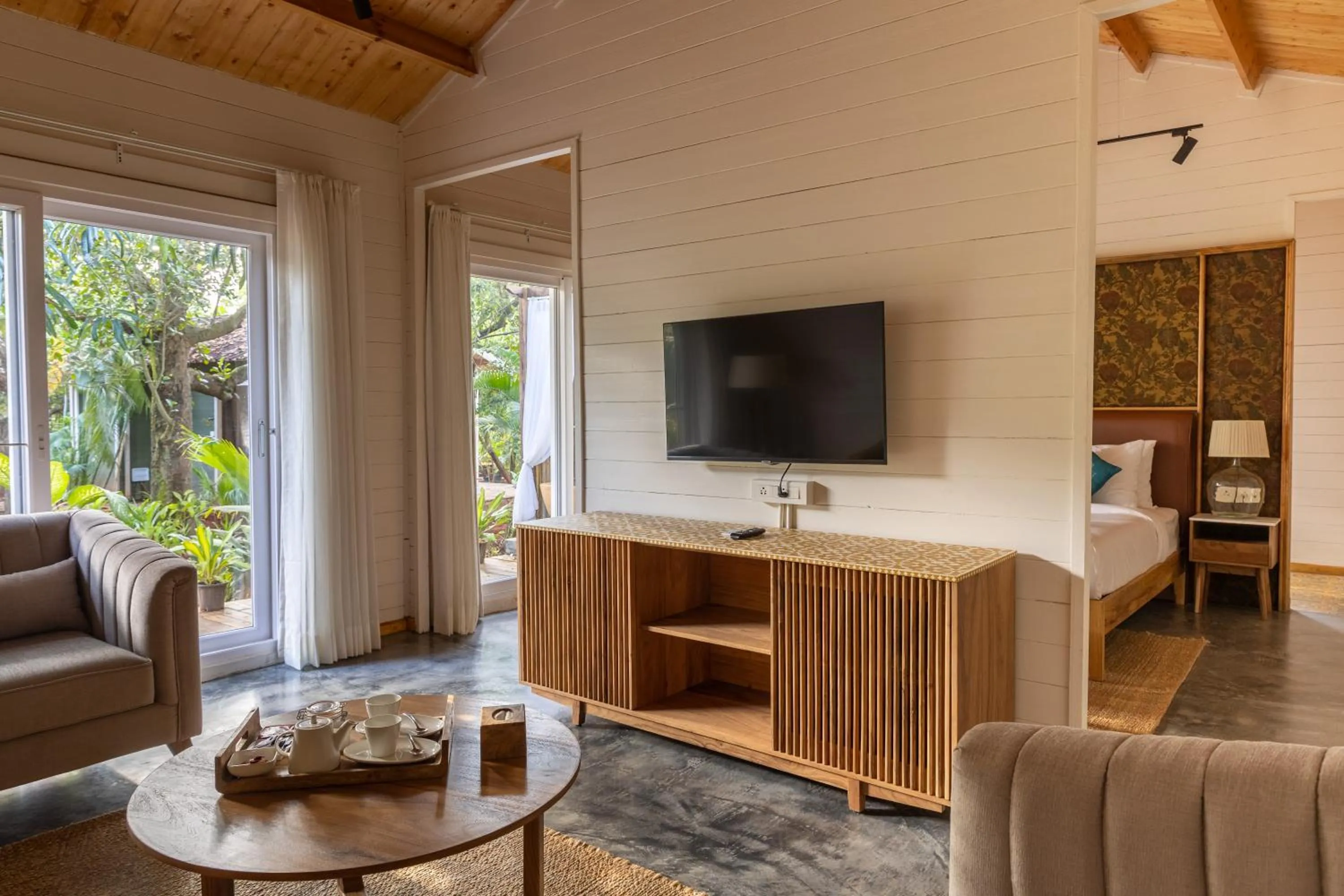 Living room in LaRiSa Resort & Spa, Ashwem