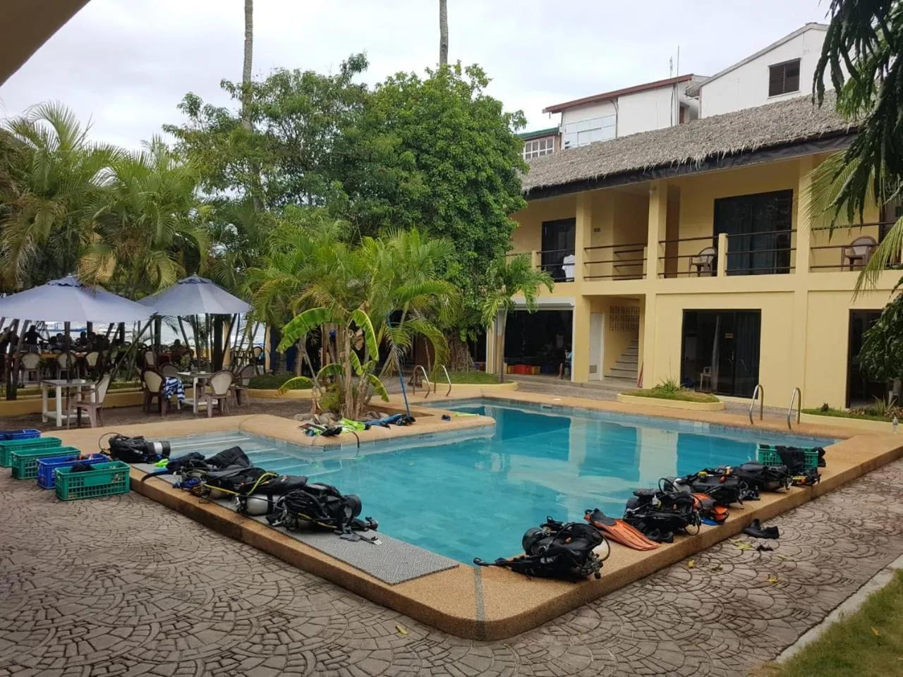 Swimming pool in Lalaguna Beach Club & Dive Centre