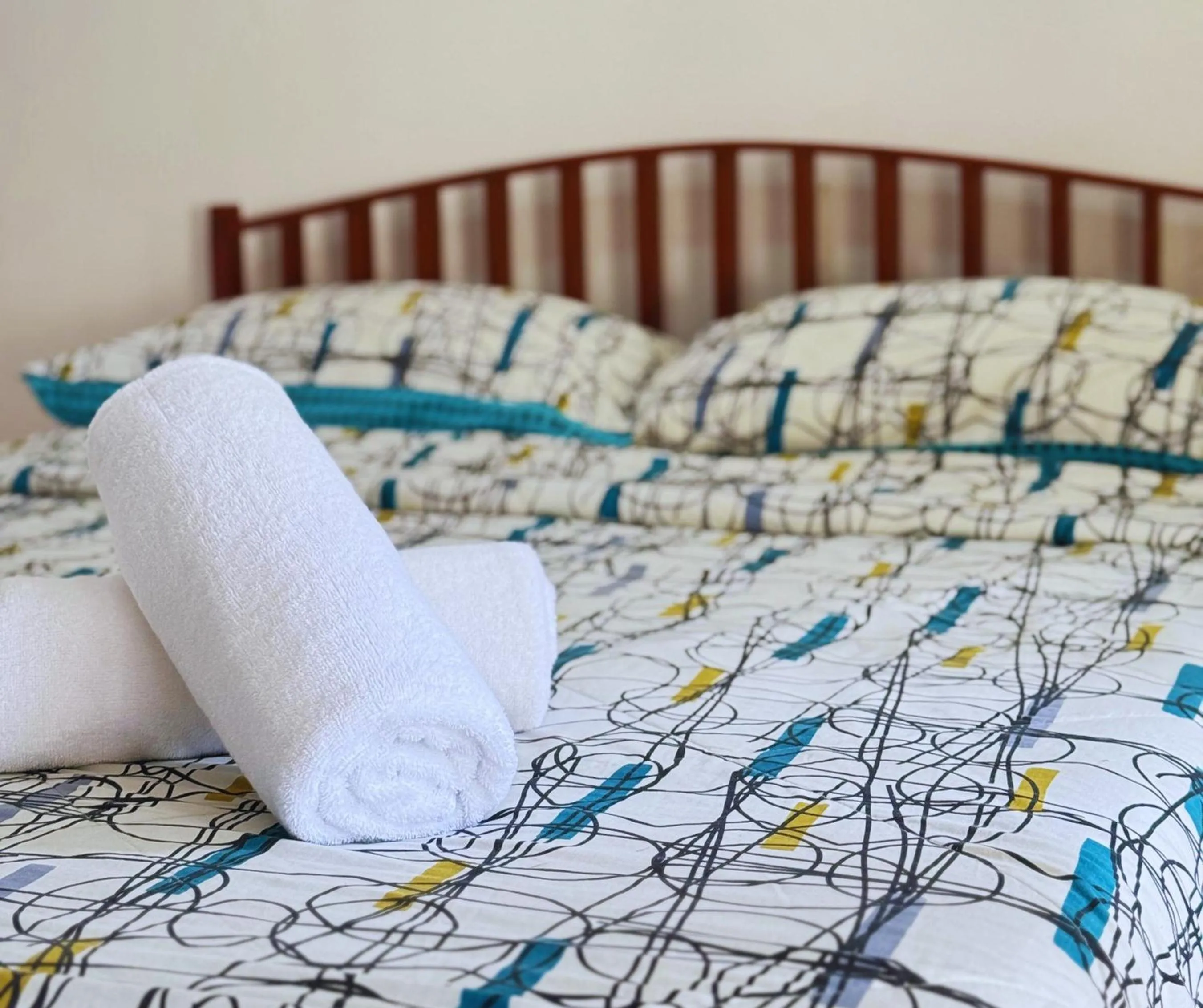 Bed in Lalaguna Beach Club & Dive Centre