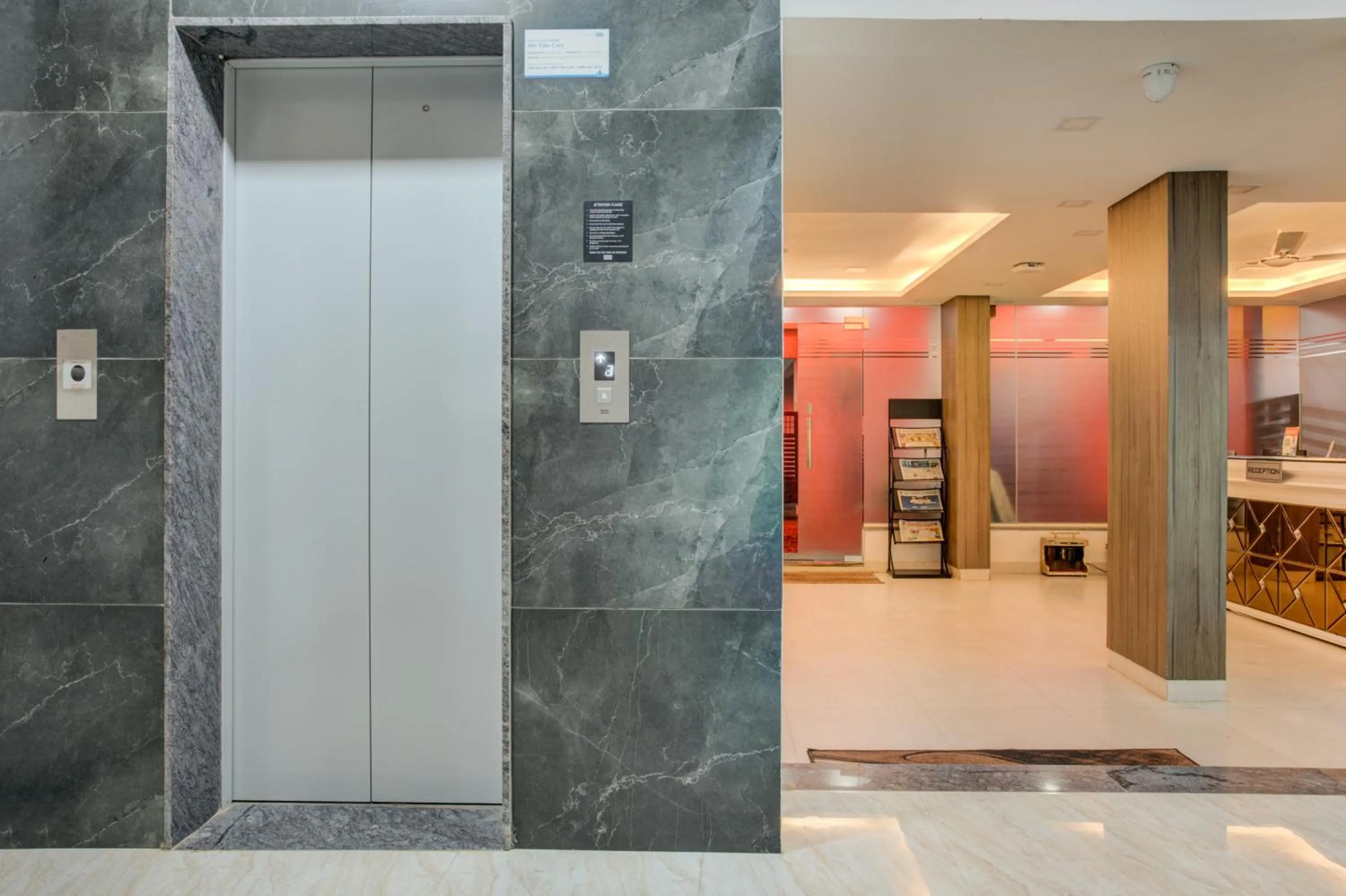 elevator in Hotel Sterling Inn Bangalore International Airport