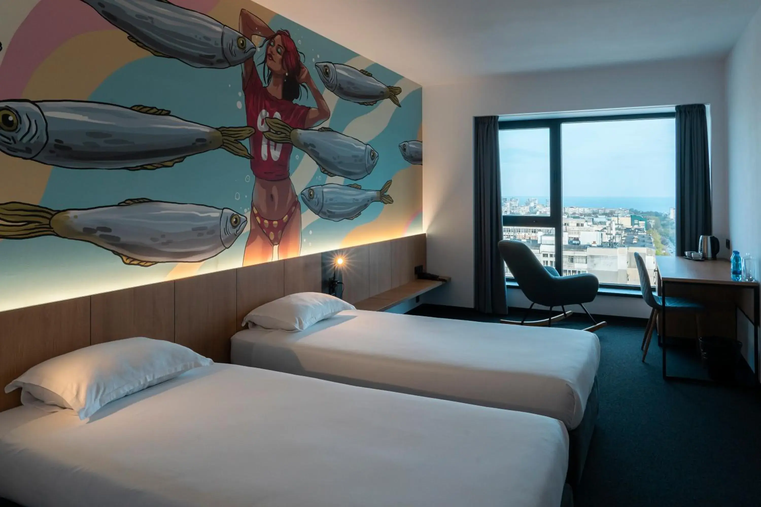 Double Room with Sea View in Hotel Campus 90 - Free Parking Double Room with Sea View in Hotel Campus 90 - Free Parking