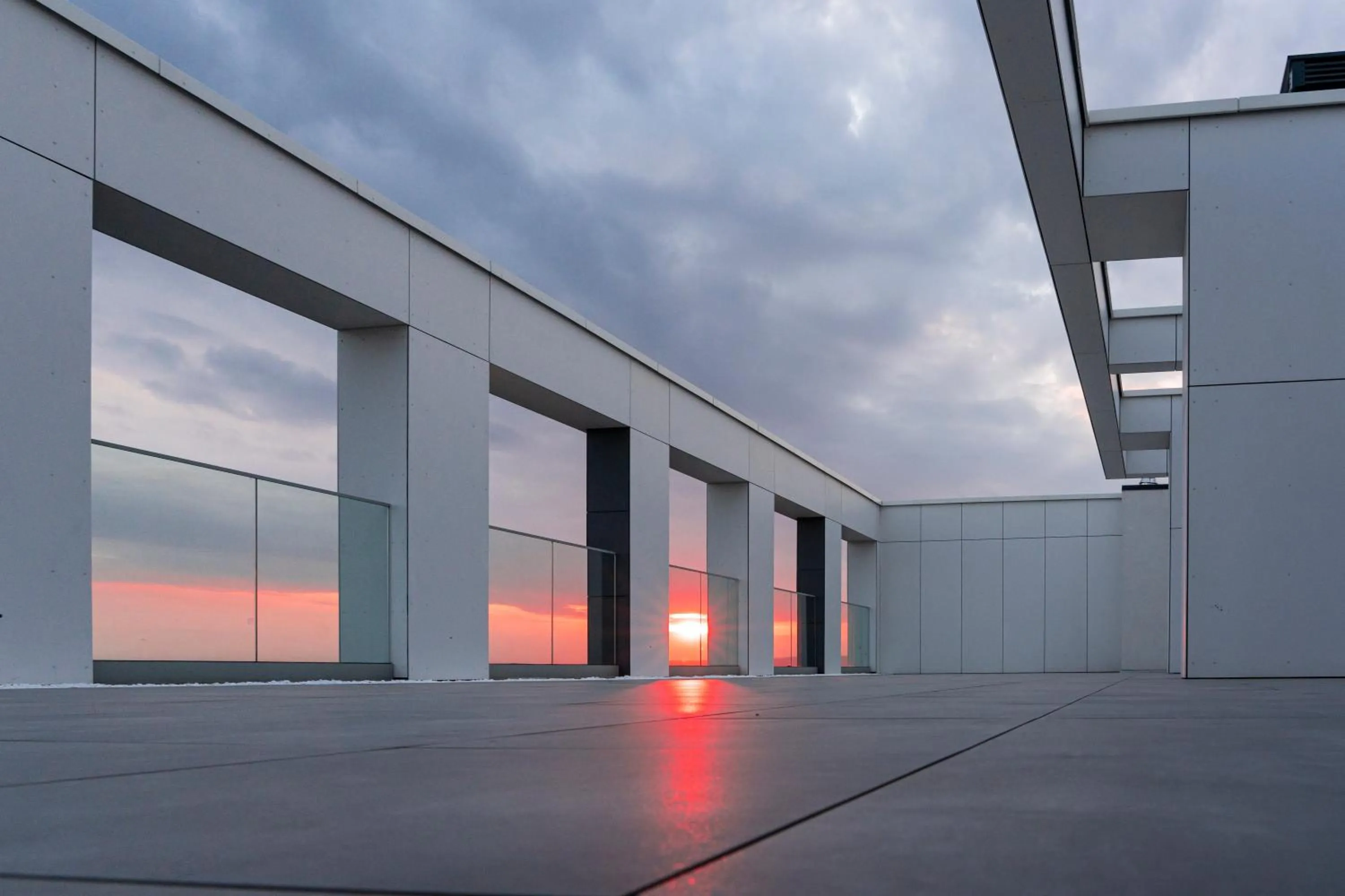 Sunset in Hotel Campus 90 - Free Parking