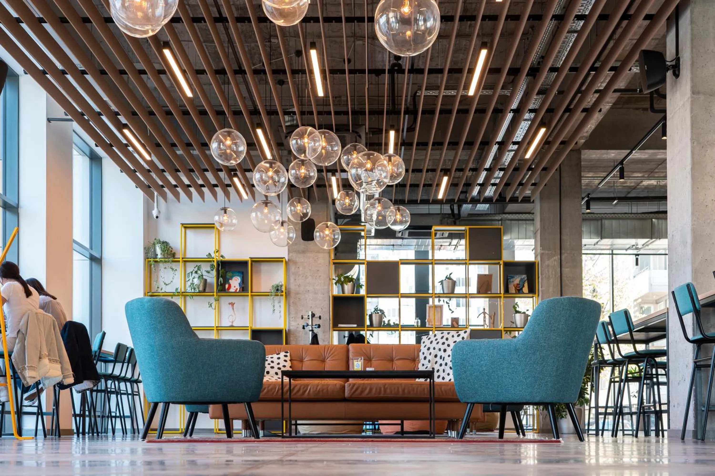 Seating area in Hotel Campus 90 - Free Parking